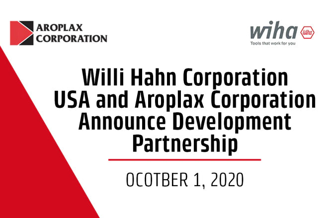 Wiha Tools USA and Aroplax Corporation Announce Development Partnership