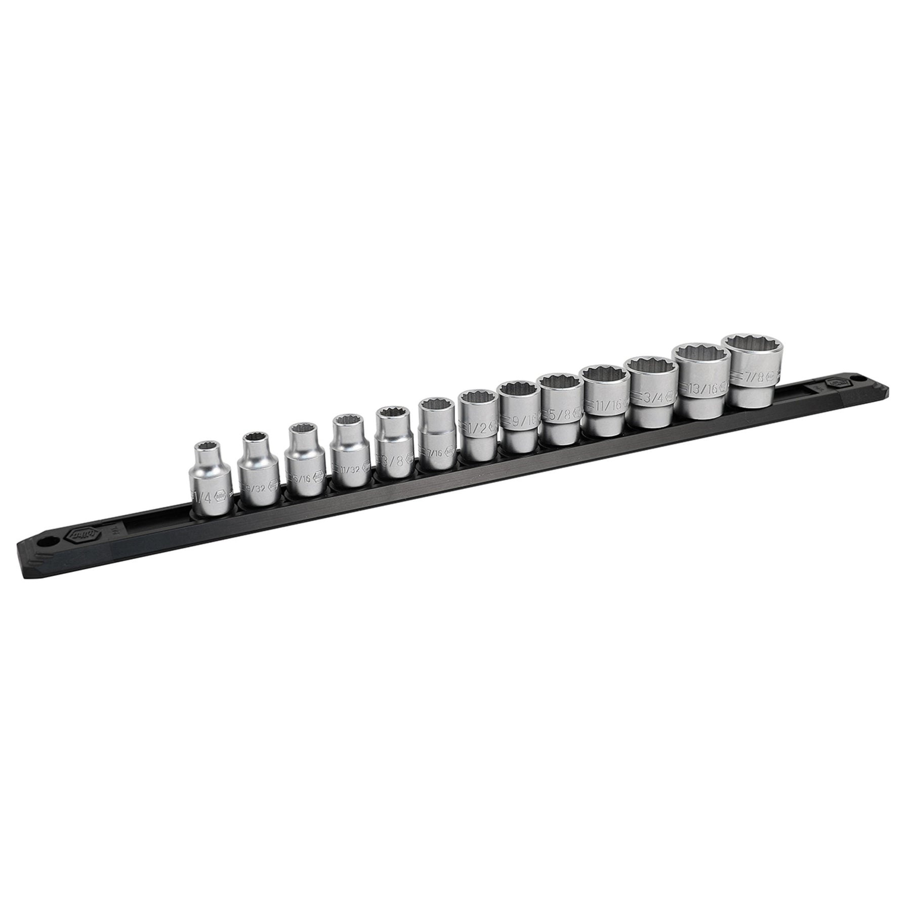 17 Piece Professional Socket Set -12 Point - 3/8" Drive - SAE