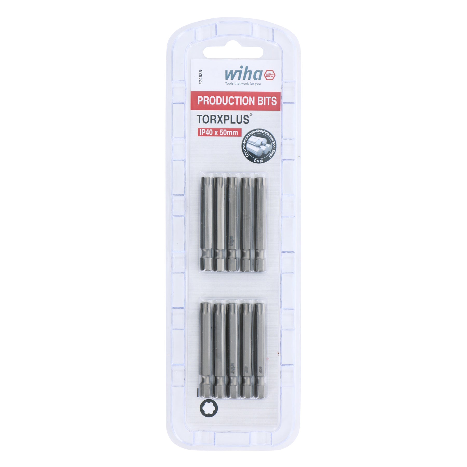 TorxPlus Bit IP40 - 50mm - 10 Pack