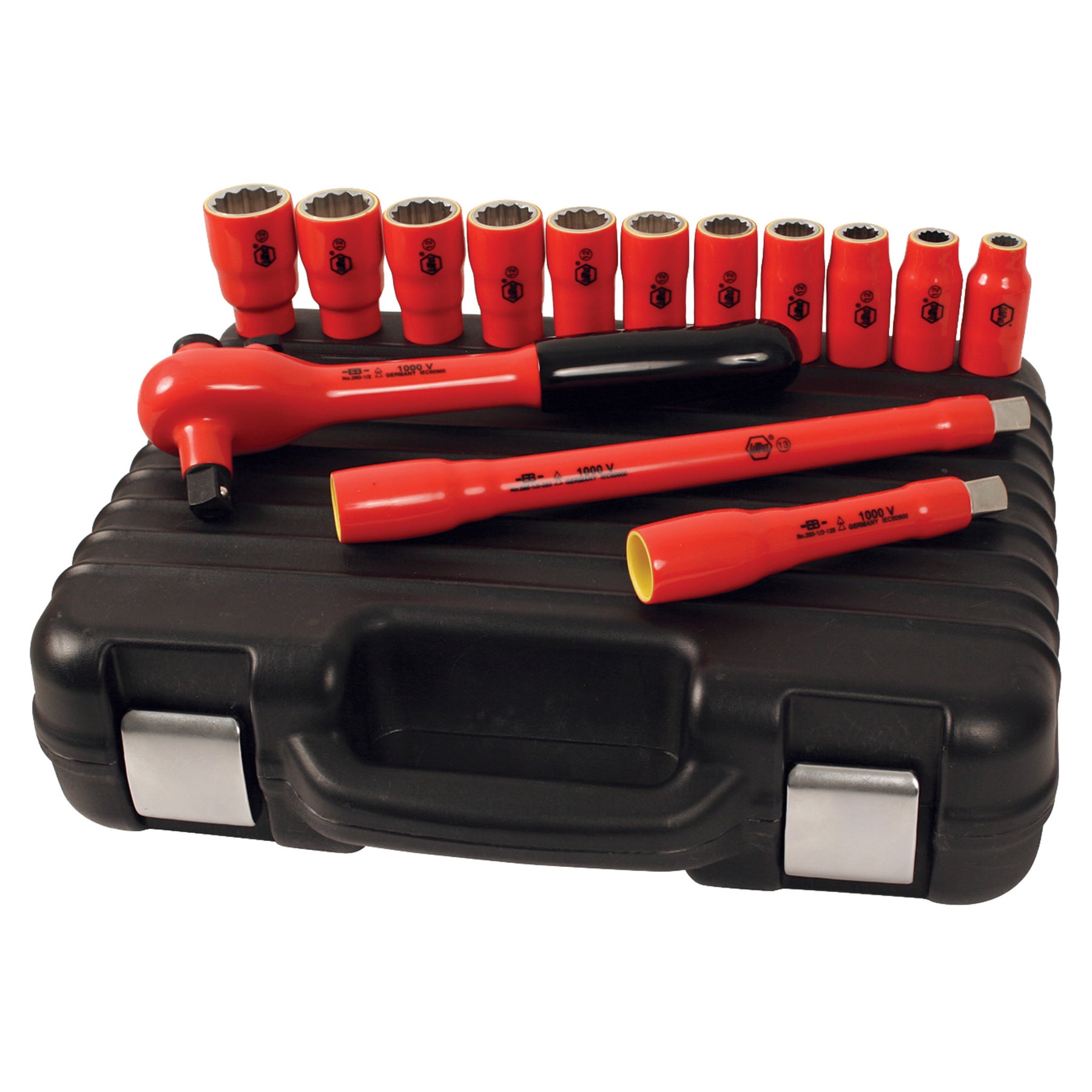 14 Piece Insulated Socket Set 1/2" Drive - SAE