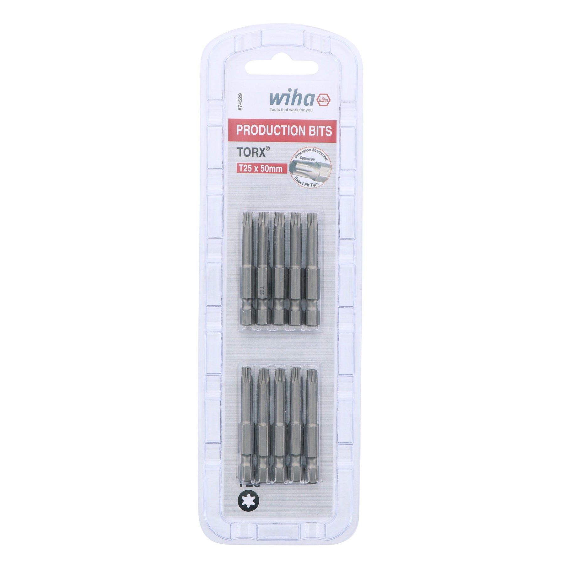 Torx Bit T25 - 50mm - 10 Pack