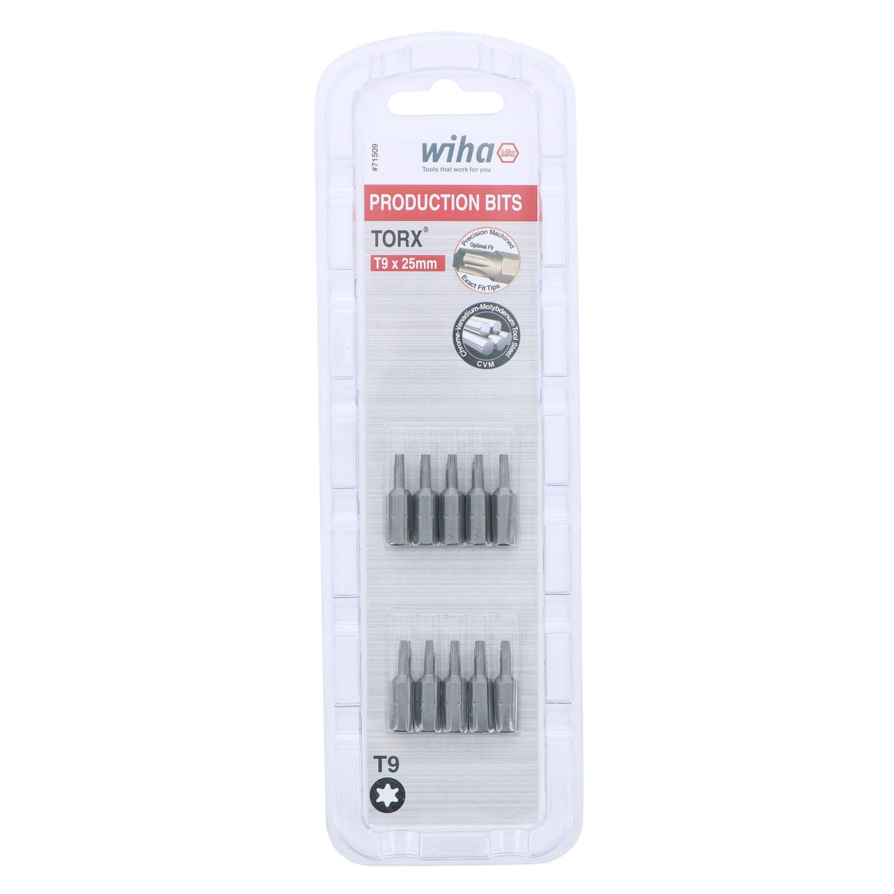 Torx Bit T9 - 25mm - 10 Pack