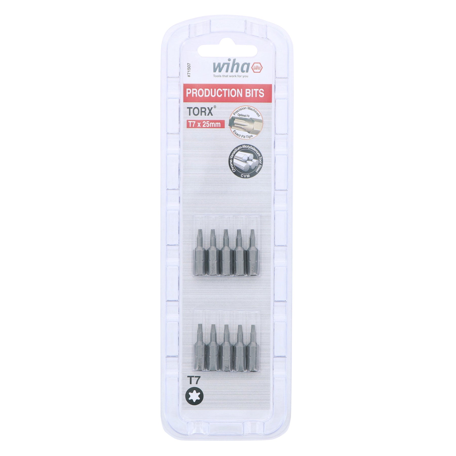 Torx Bit T7 - 25mm - 10 Pack