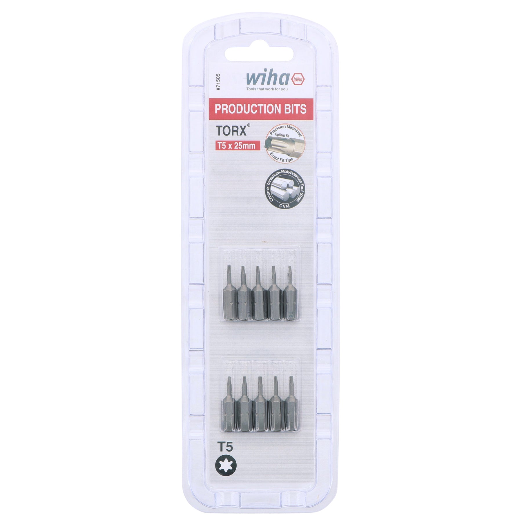 Torx Bit T5 - 25mm - 10 Pack