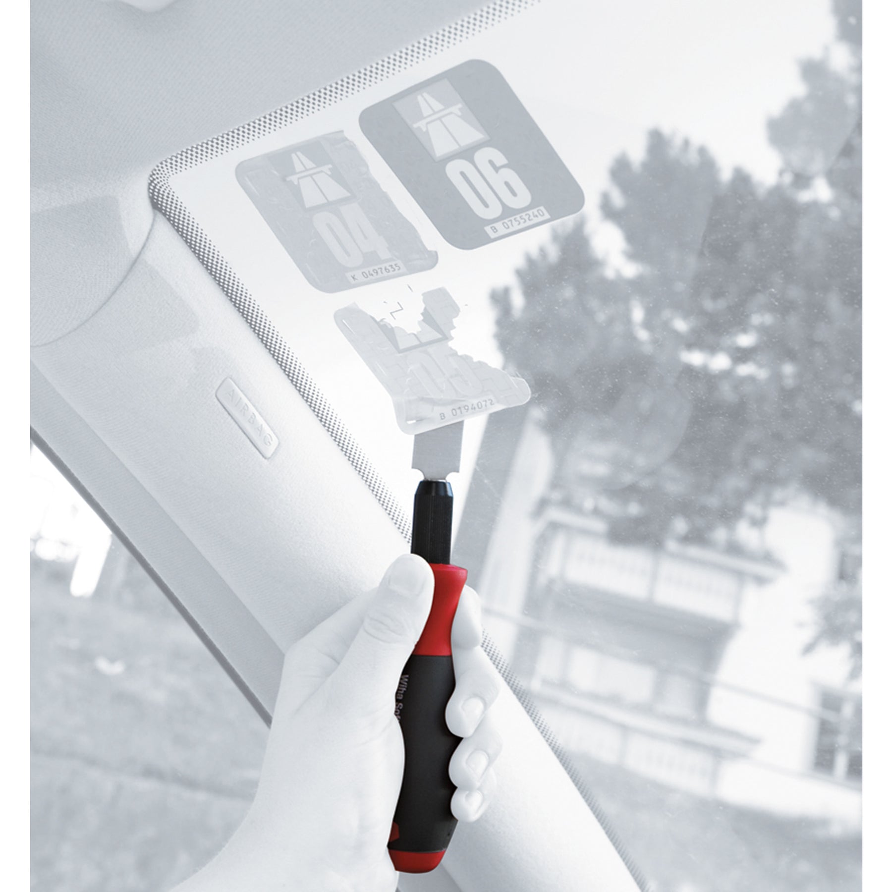 SoftFinish Universal Razor Edge Scraper Handle