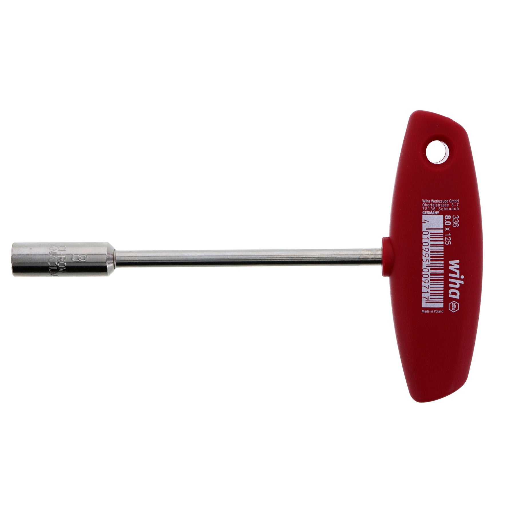 Classic Grip T-Handle Nut Driver 8.0mm