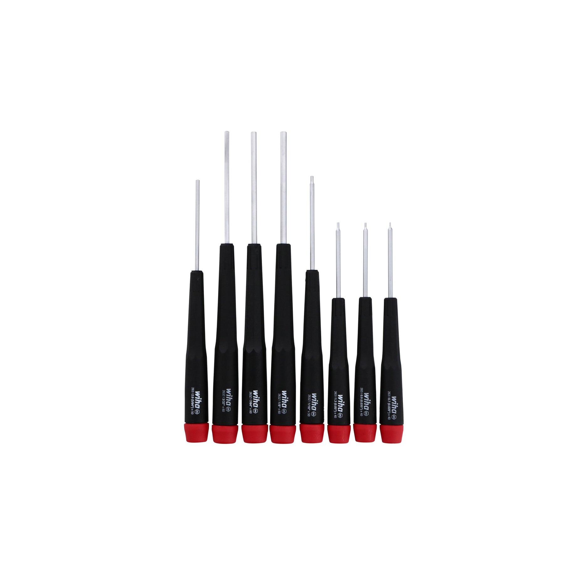 8 Piece Precision Hex Screwdriver Set - SAE
