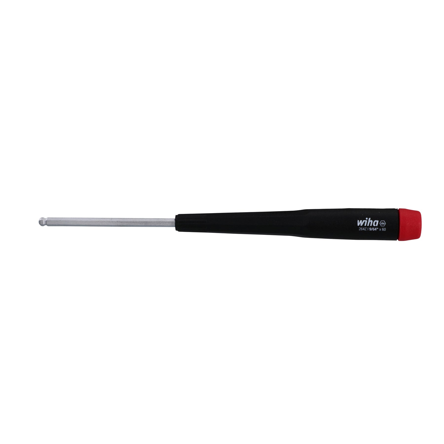 Precision Ball End Hex Screwdriver 9/64" x 60mm
