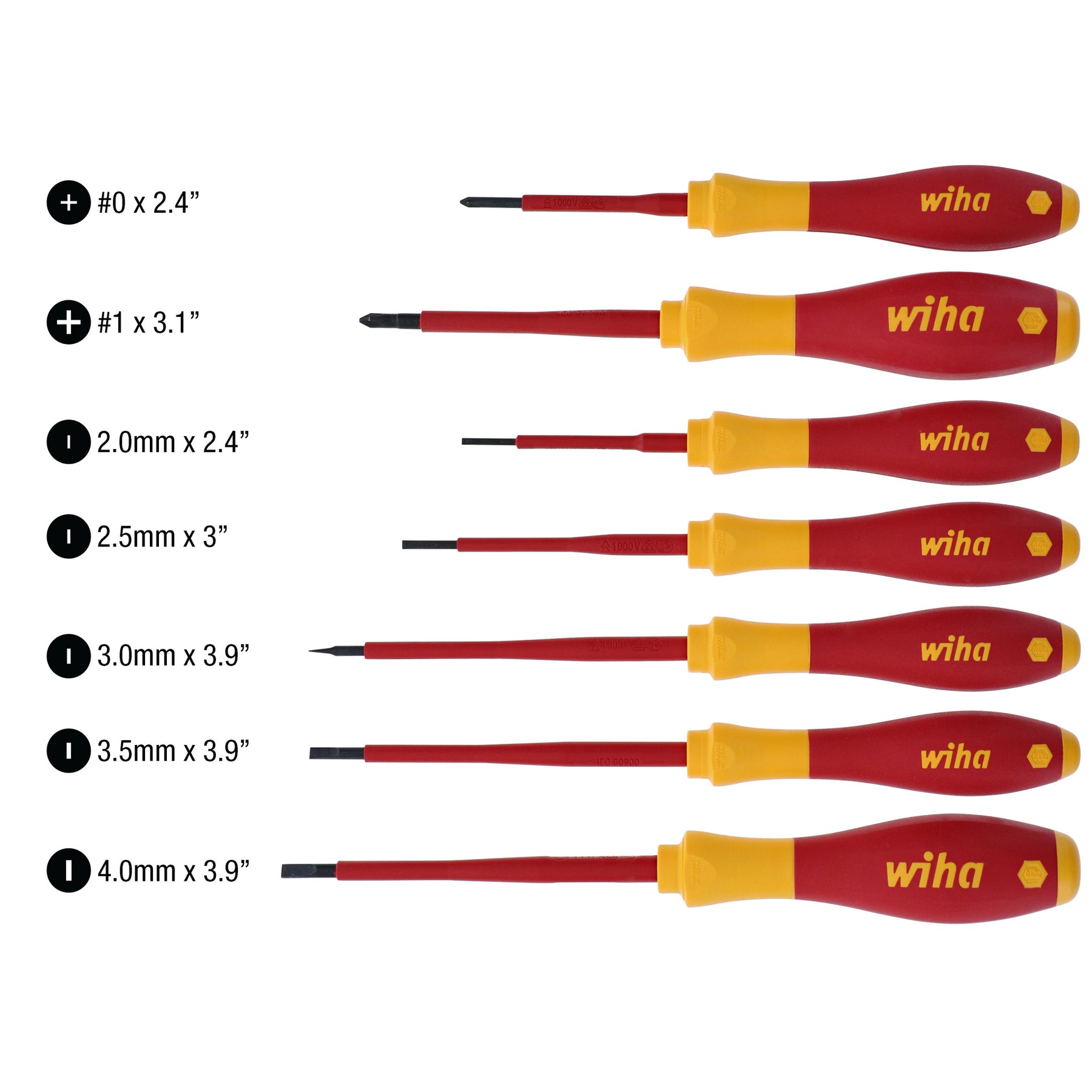 7 Piece Insulated SoftFinish Screwdriver Set