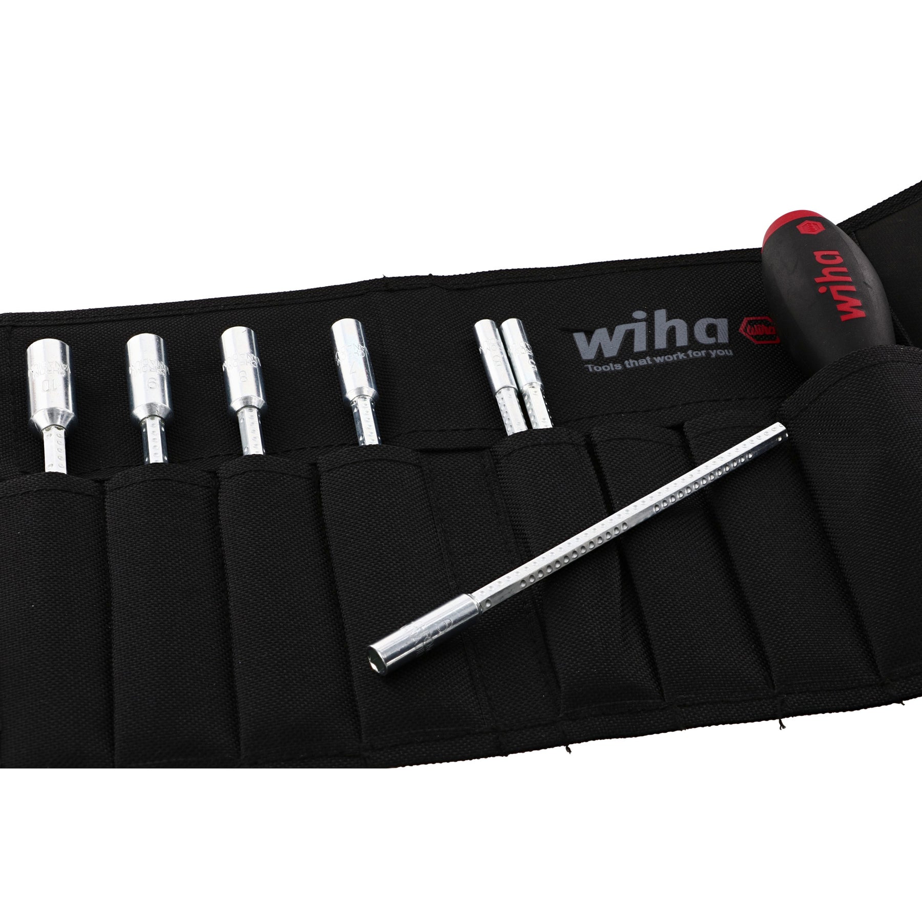 8 Piece SoftFinish Drive-Loc VI Nut Driver Set - Metric