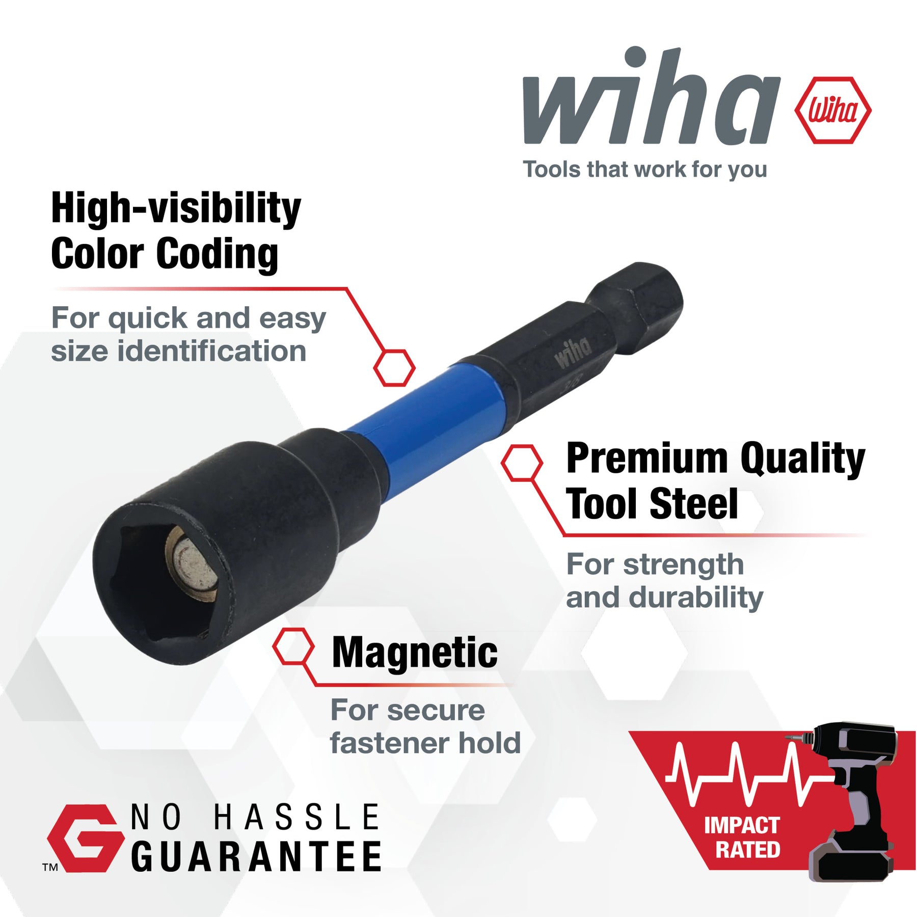 3/8-Inch Hex Impact Nutsetter – 2 Pack