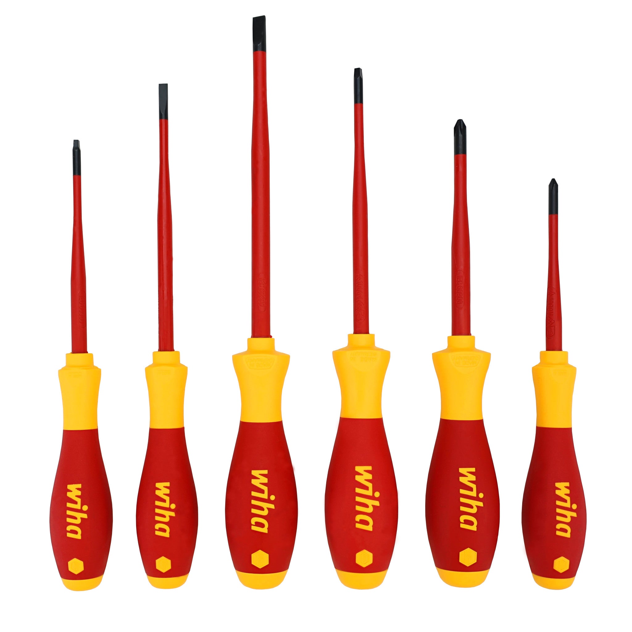 wiwiです Wiha 32196 Insulated SlimLine Screwdriver 6 Pc. Set Made in Germany