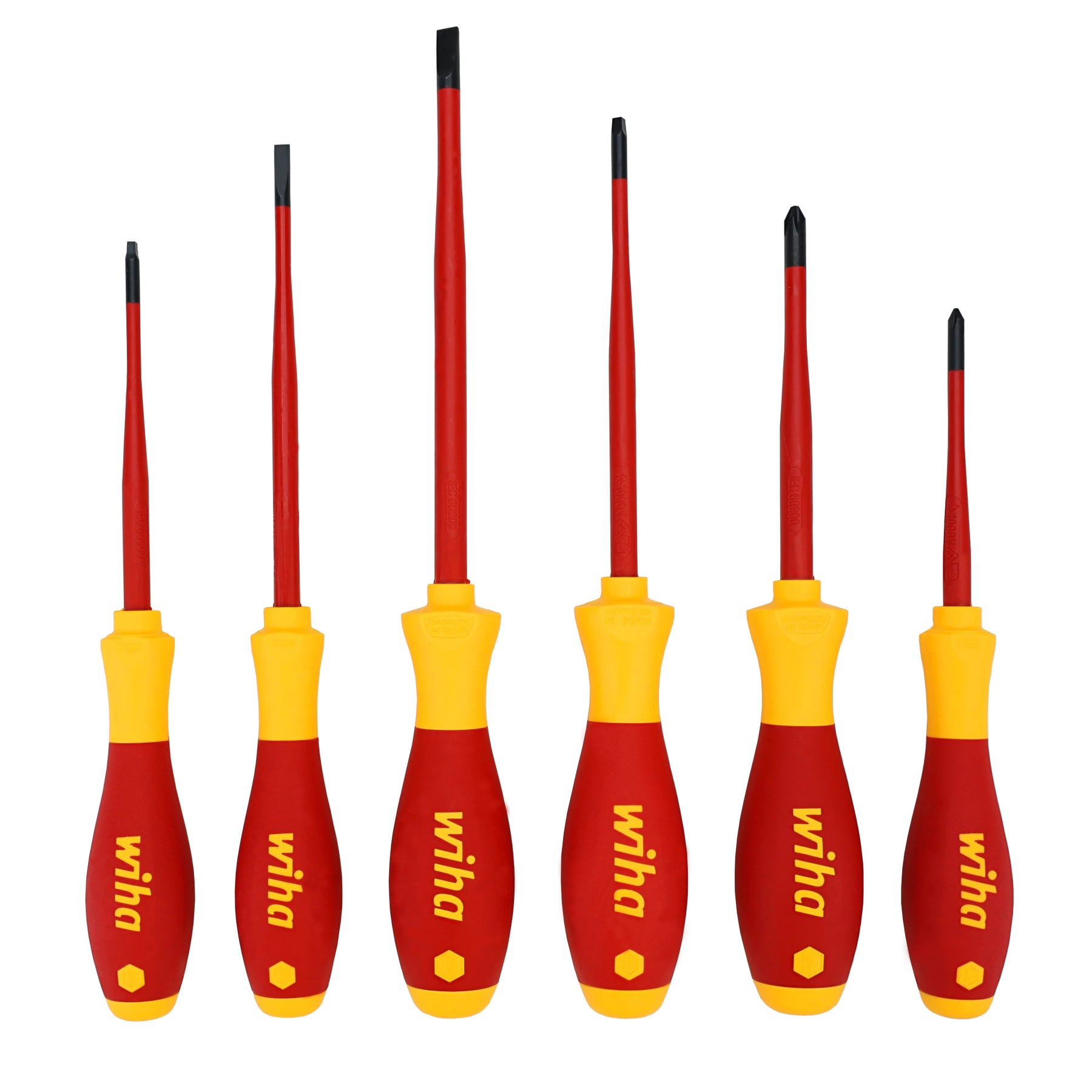 6 Piece Insulated SlimLine Screwdriver Set