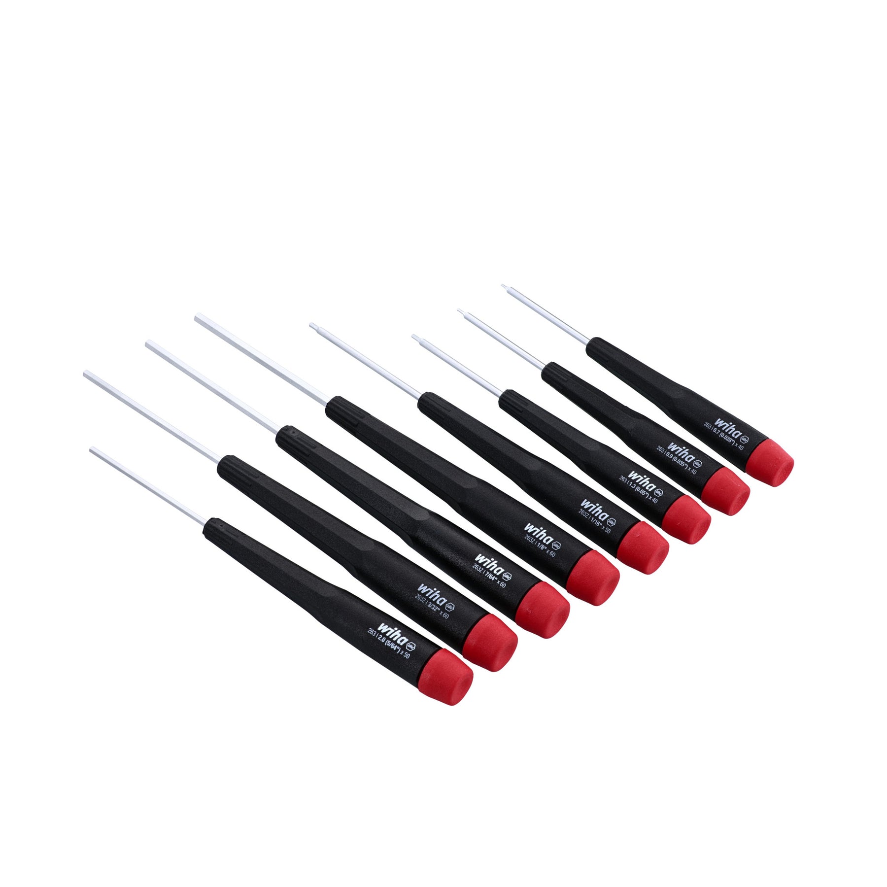 8 Piece Precision Hex Screwdriver Set - SAE