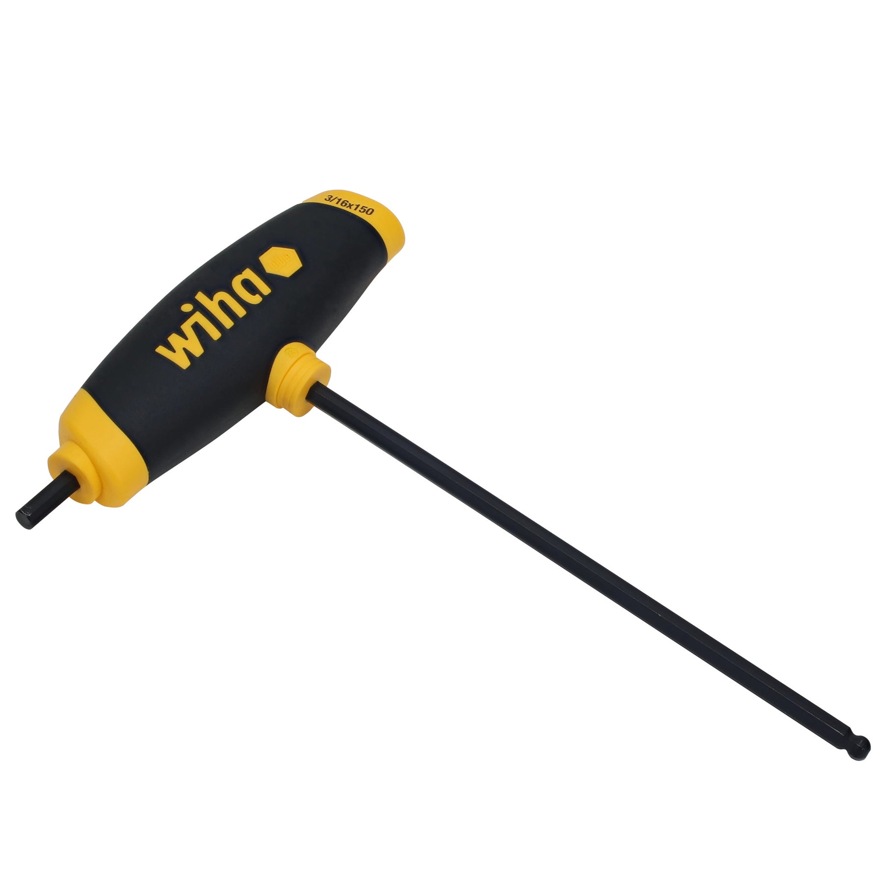 SoftGrip Ball End Hex SAE T-handle 3/16"