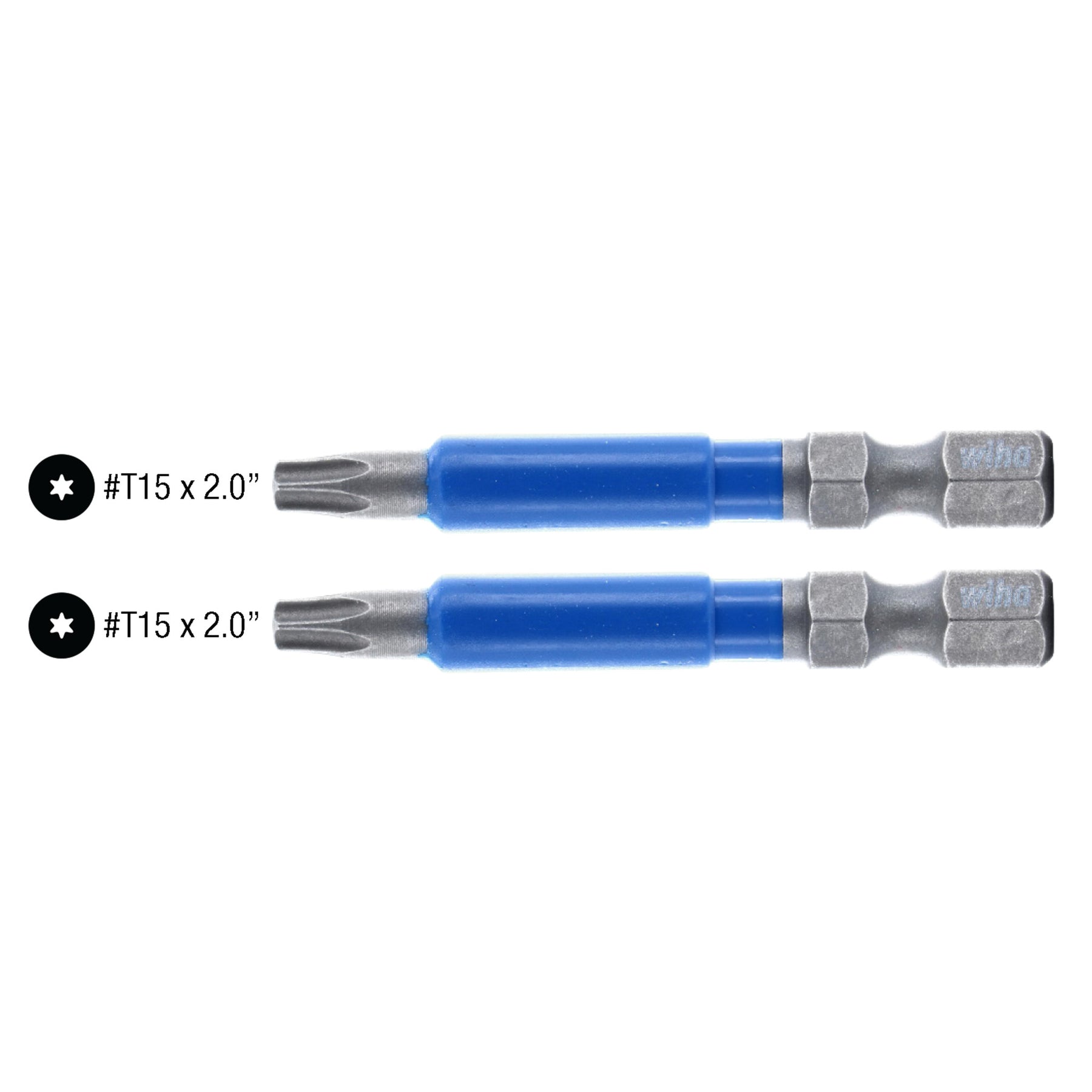 TerminatorBlue Impact Bit Torx T15 - 2 Inch - 2 Pack