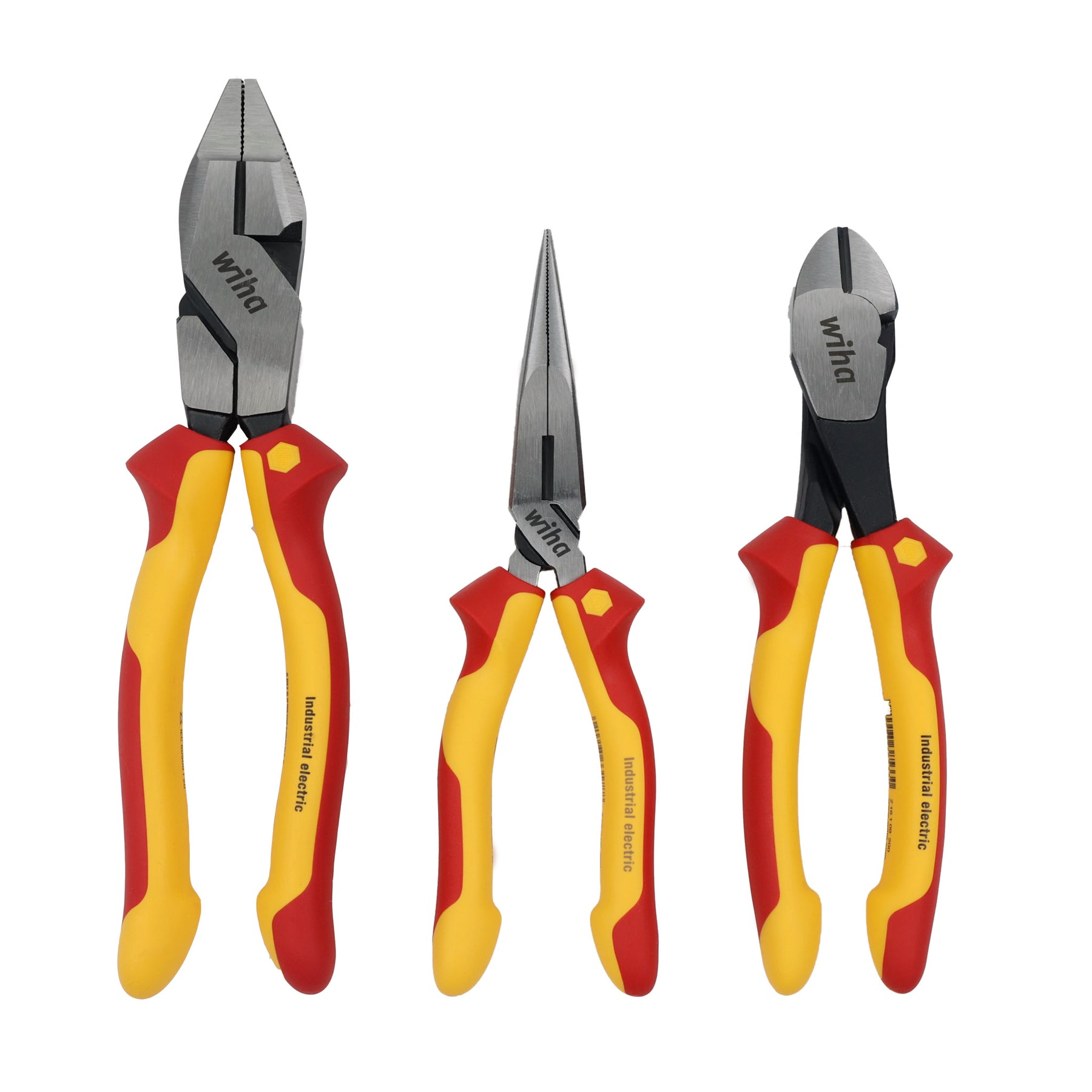 3 Piece Insulated Pliers and Cutters Tray Set