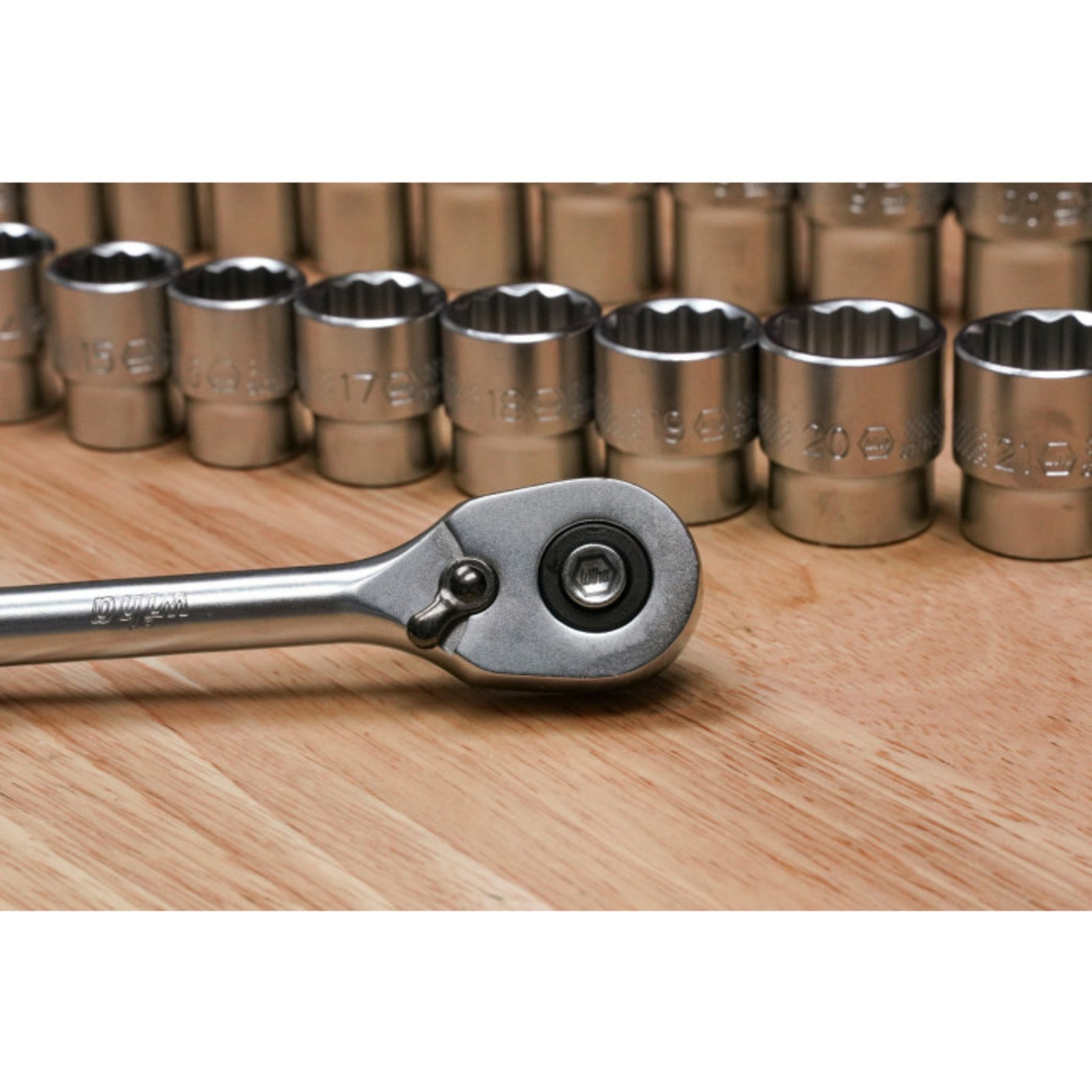 63-Piece 3/8” Drive MM and SAE Socket Set