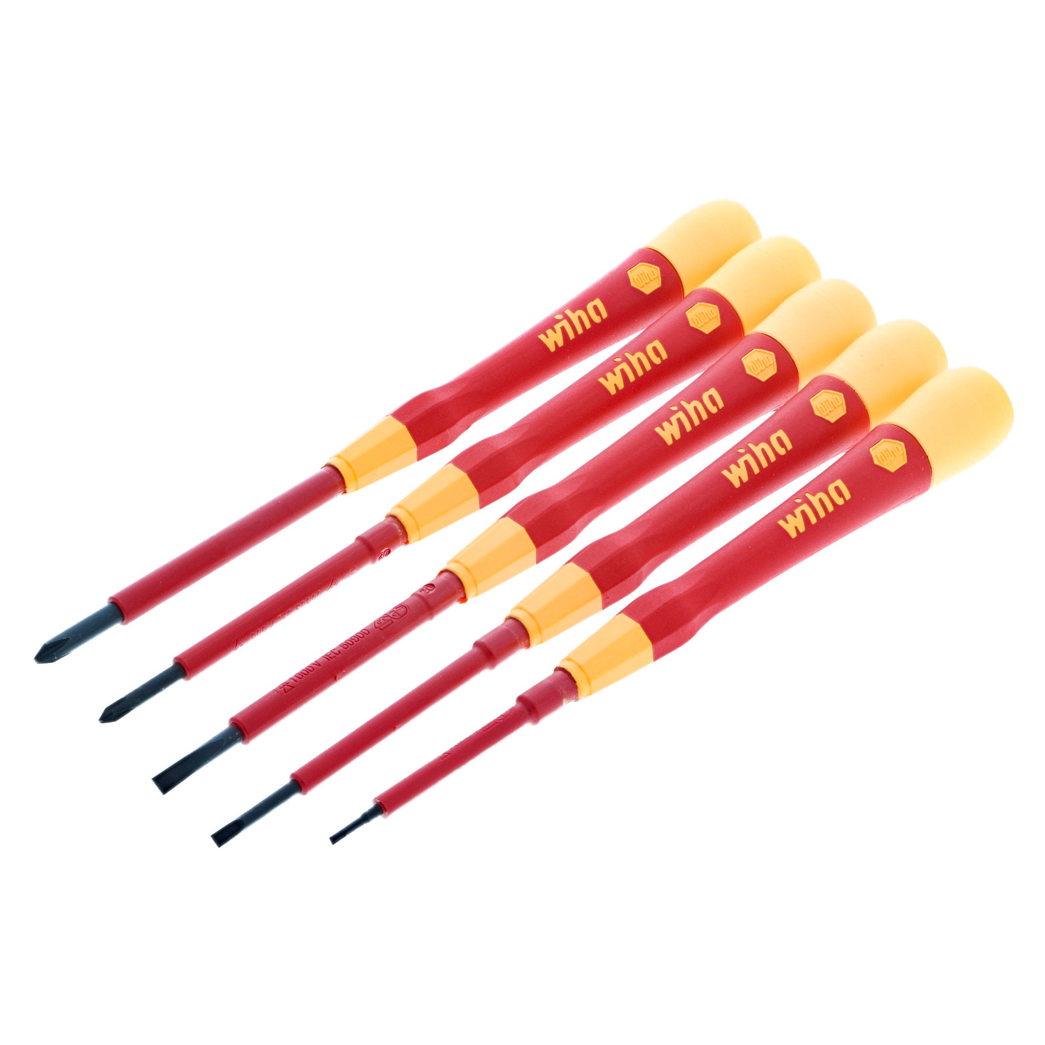 Wiha 32085 Insulated PicoFinish Slot/Ph 5 Pc. Set Made in Germany