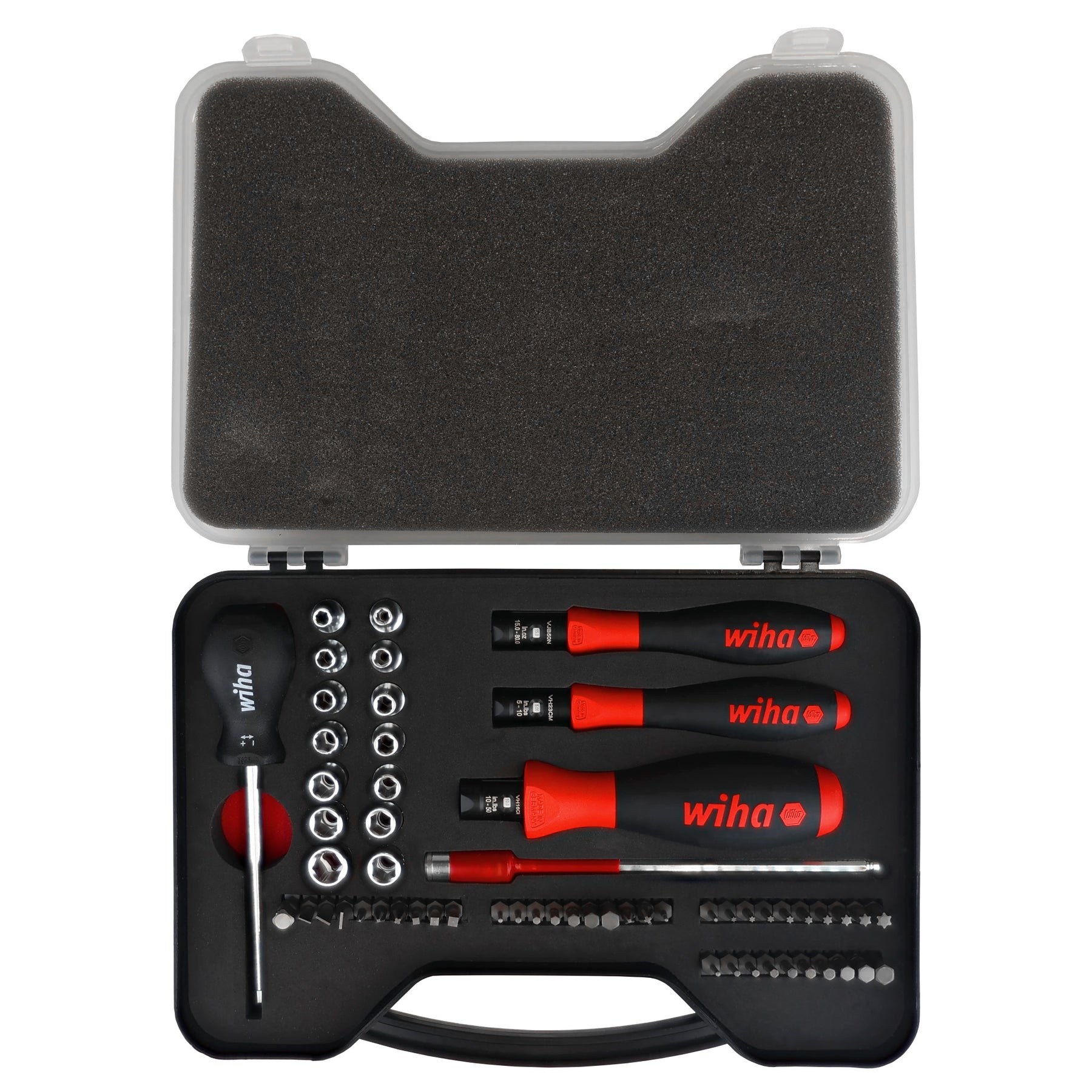 59 Piece TorqueVario-S Bit Set - In/lbs Handles