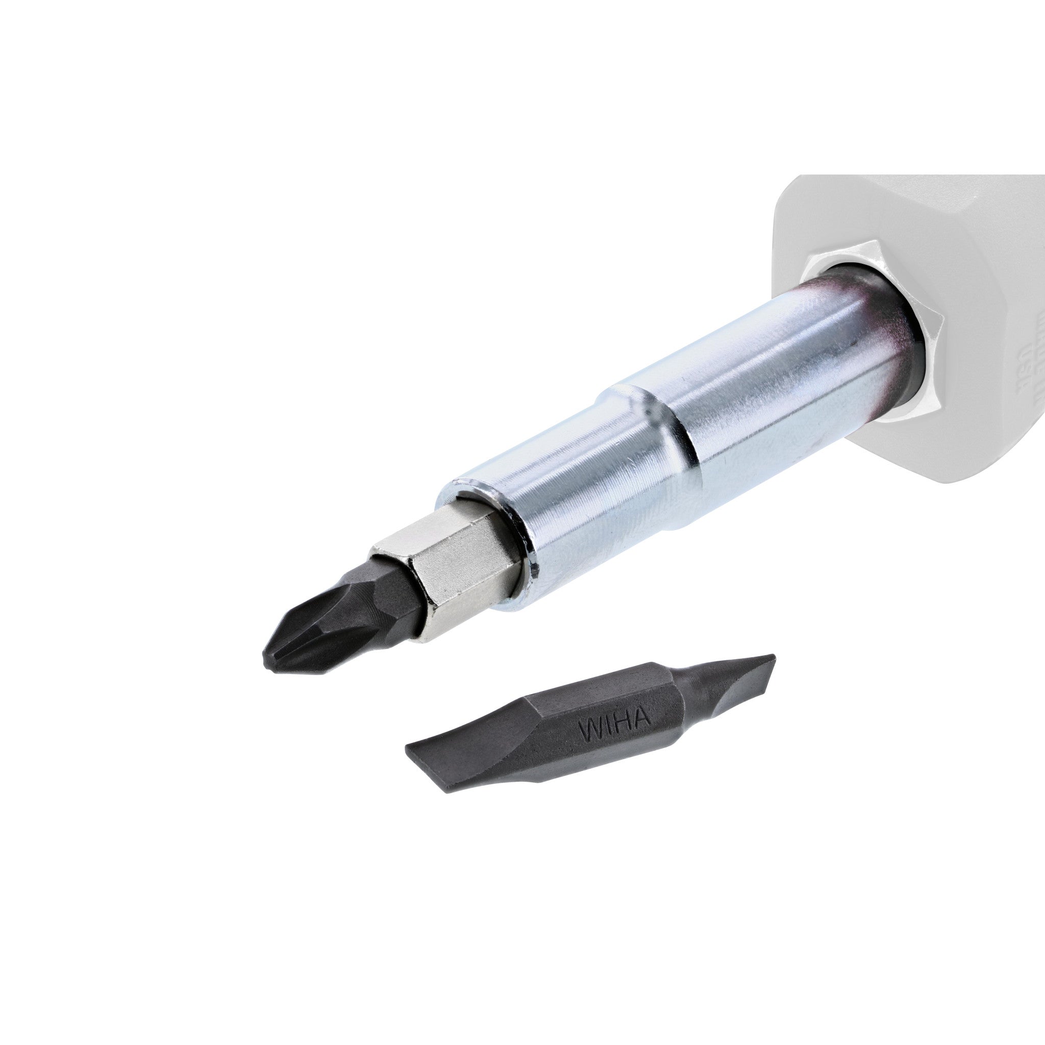 Wiha 77891 SoftFinish 11-in-1 Multi-Driver With 8 Screwdriver Bits & 3 Nut Driver Sizes, Cushion Grip Handle, USA Made With Global Components
