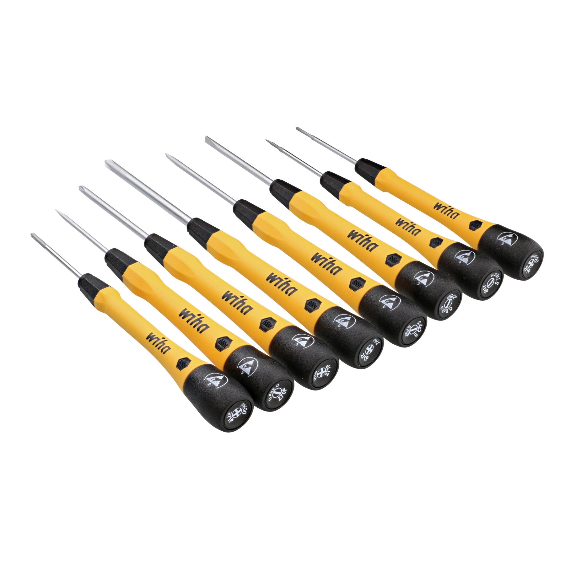 8 Piece ESD Safe Picofinish Precision Screwdriver Set in Pouch