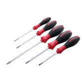 5 Piece SoftFinish Slotted and Phillips and Square Screwdriver Set