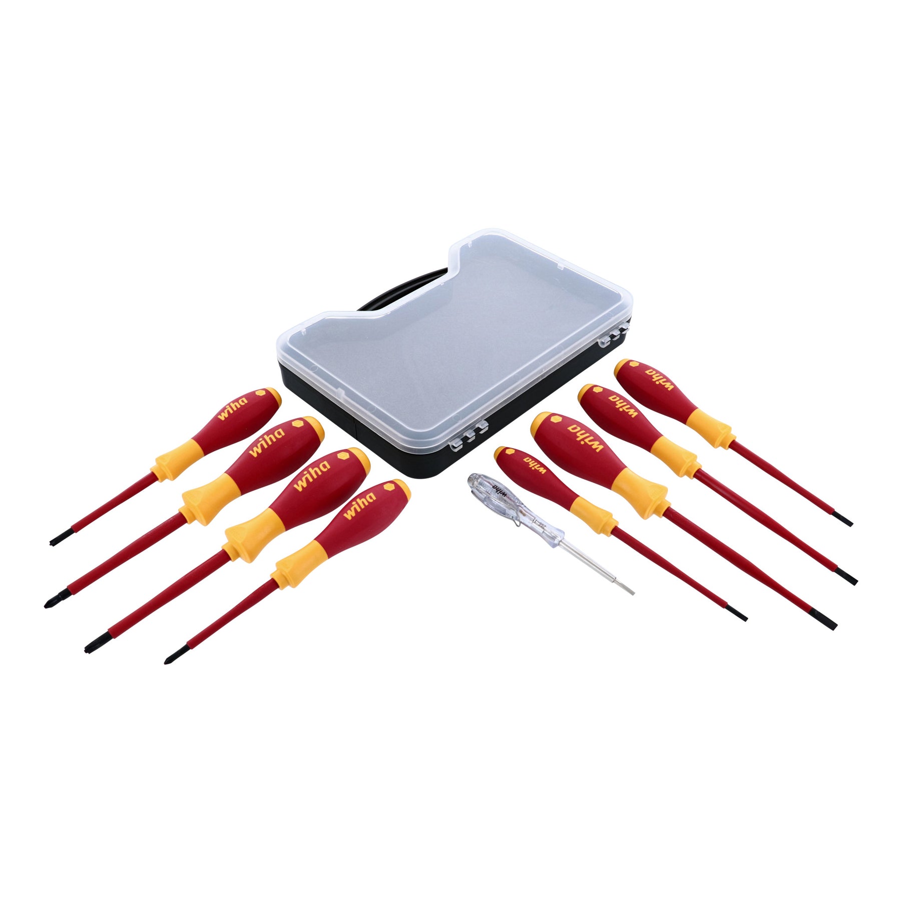 9 Piece Insulated SoftFinish Screwdriver and Voltage Detector Set