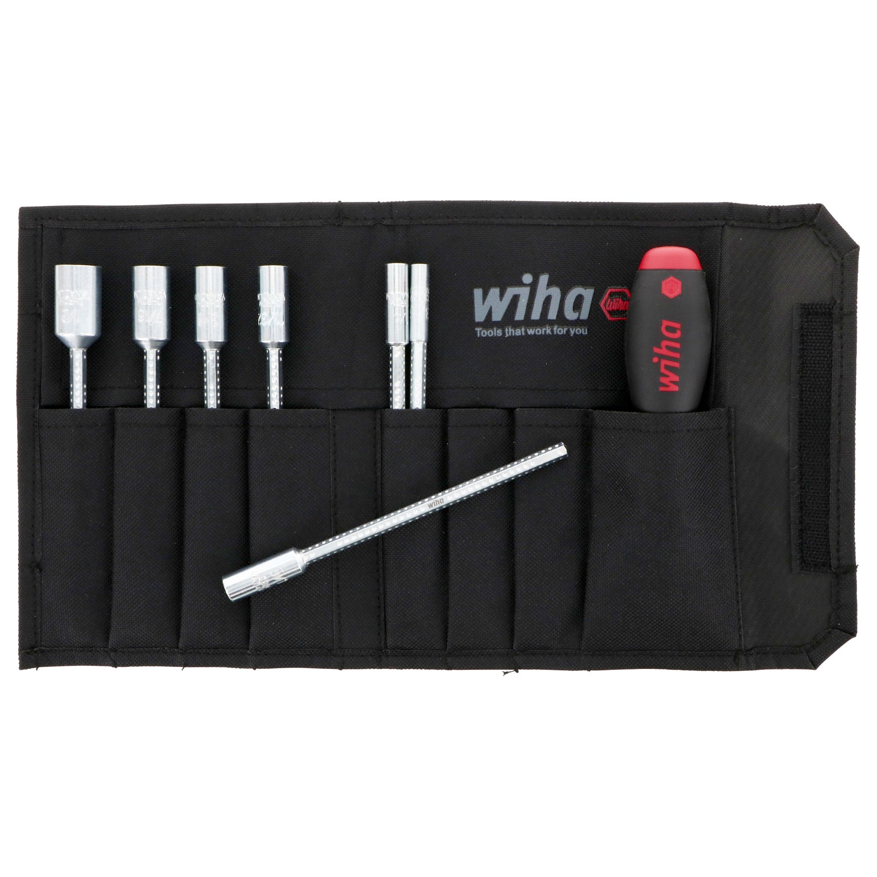 8 Piece SoftFinish Drive-Loc VI Nut Driver Set - Inch