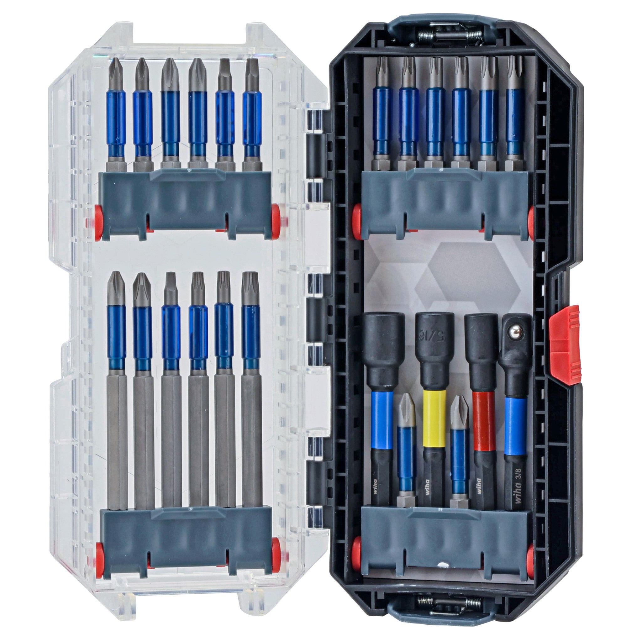 haaページ Wiha 76821 24 Piece GoStack TerminatorBlue Impact Bit Set with Nut