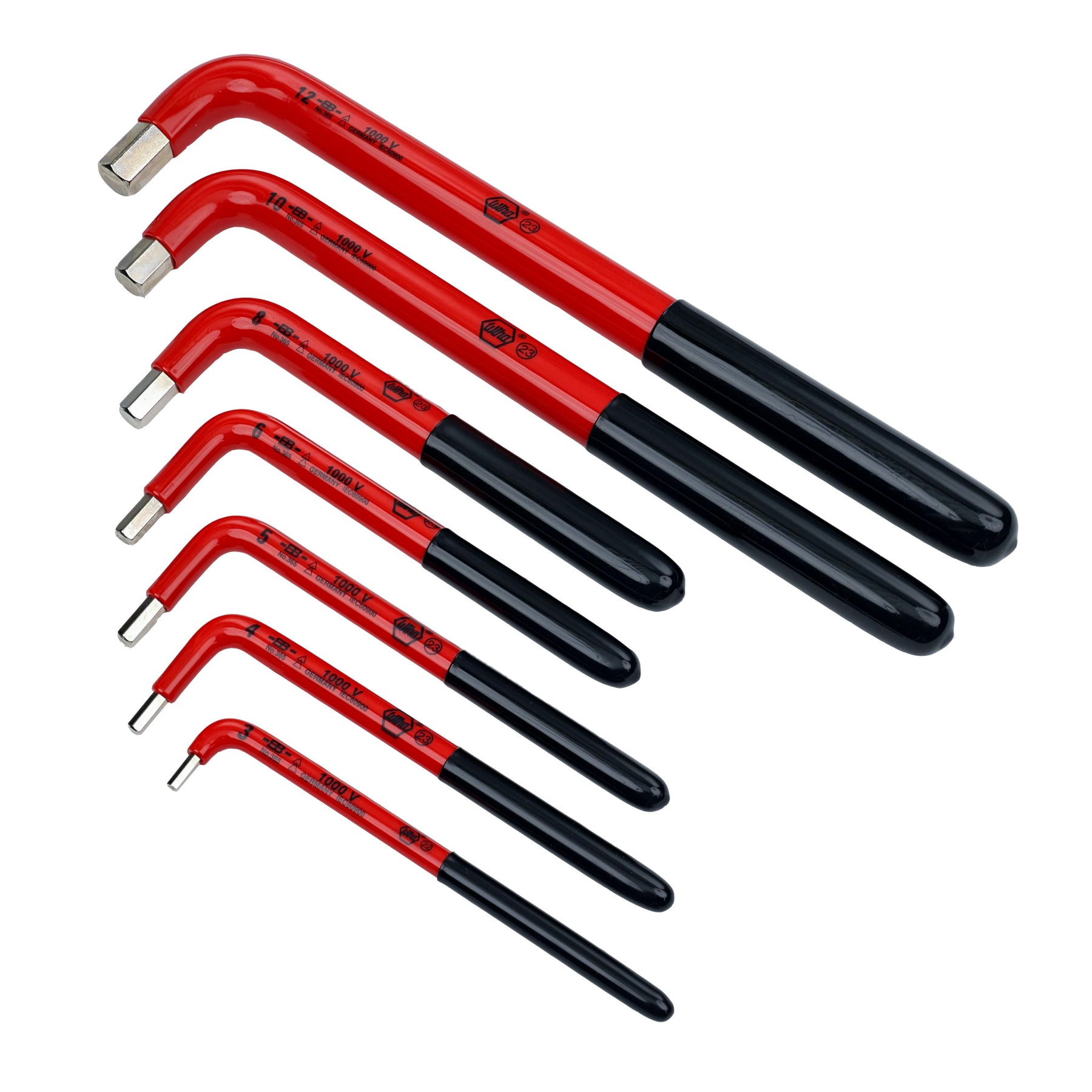 7 Piece Insulated Hex L-Key Set - Metric