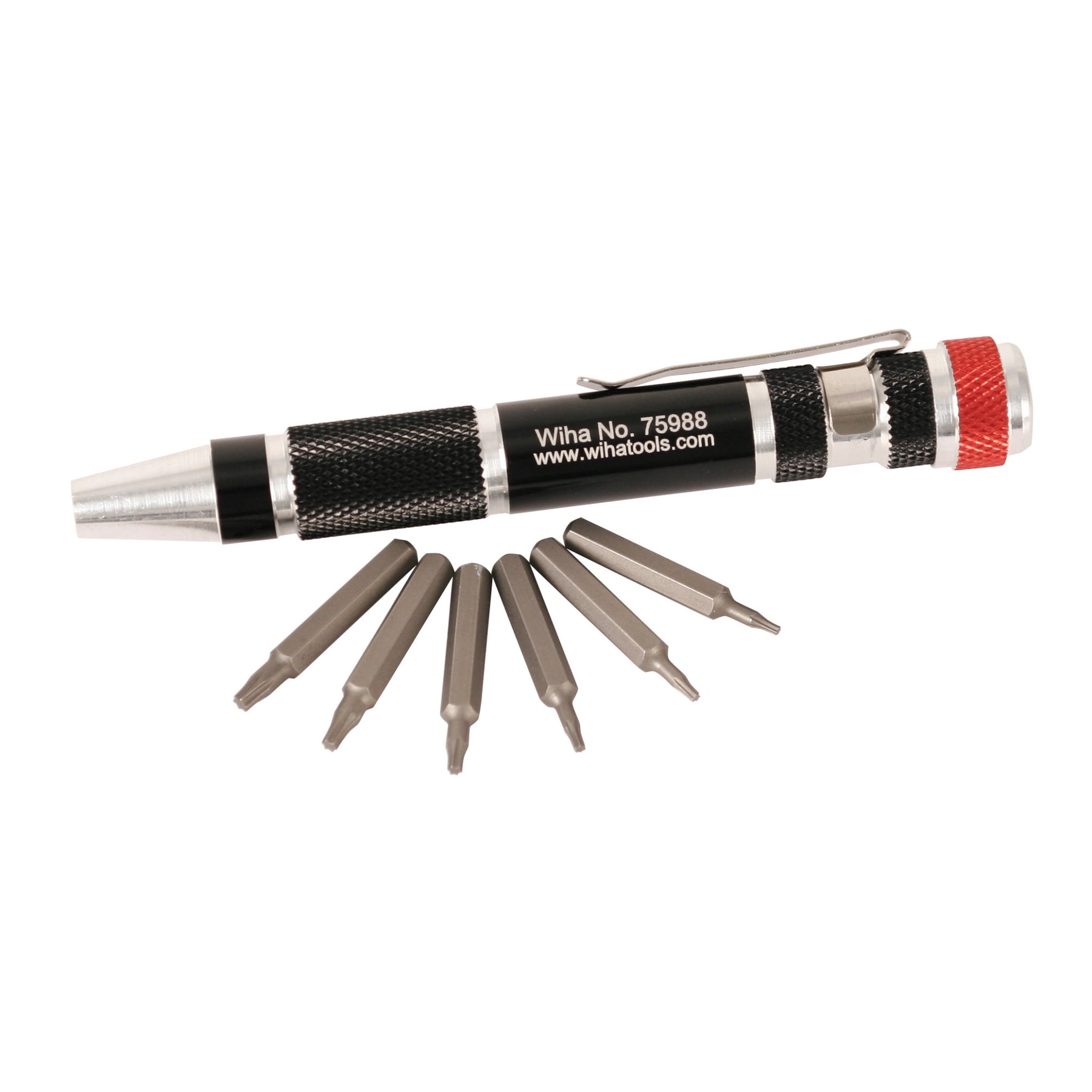 7 Piece Pocket Clip Torx MicroBit Set