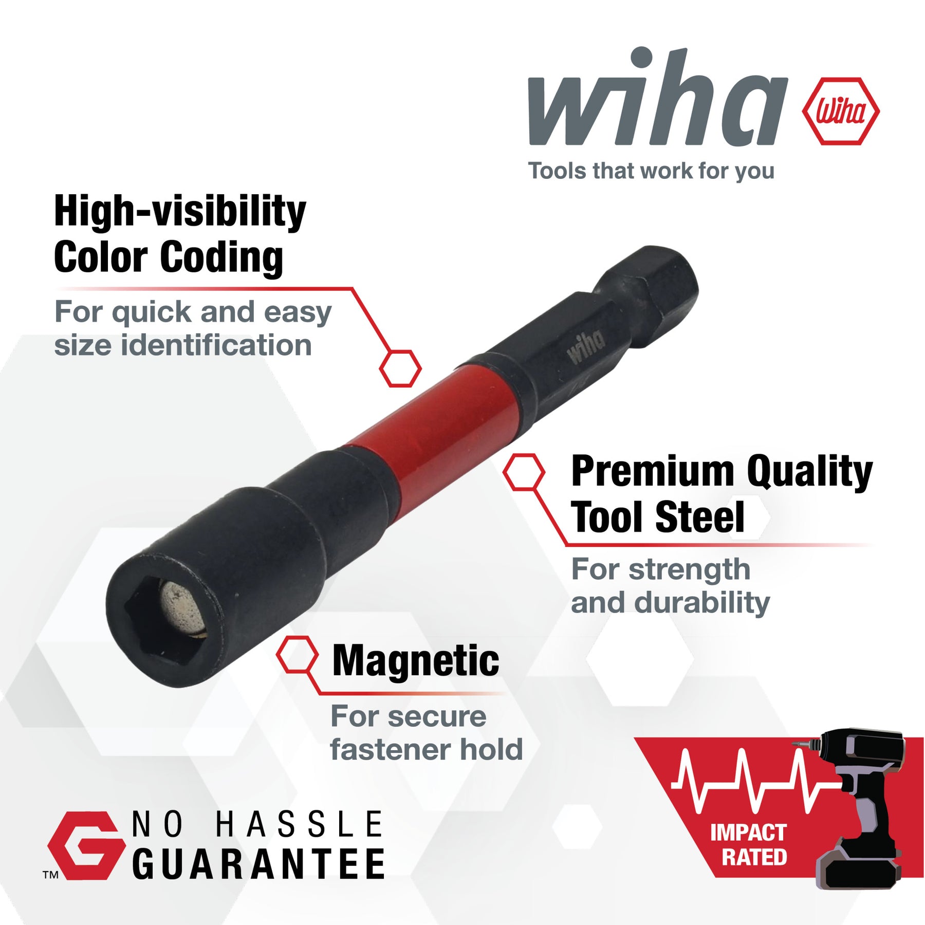 1/4-Inch Hex Impact Nutsetter – 2 Pack