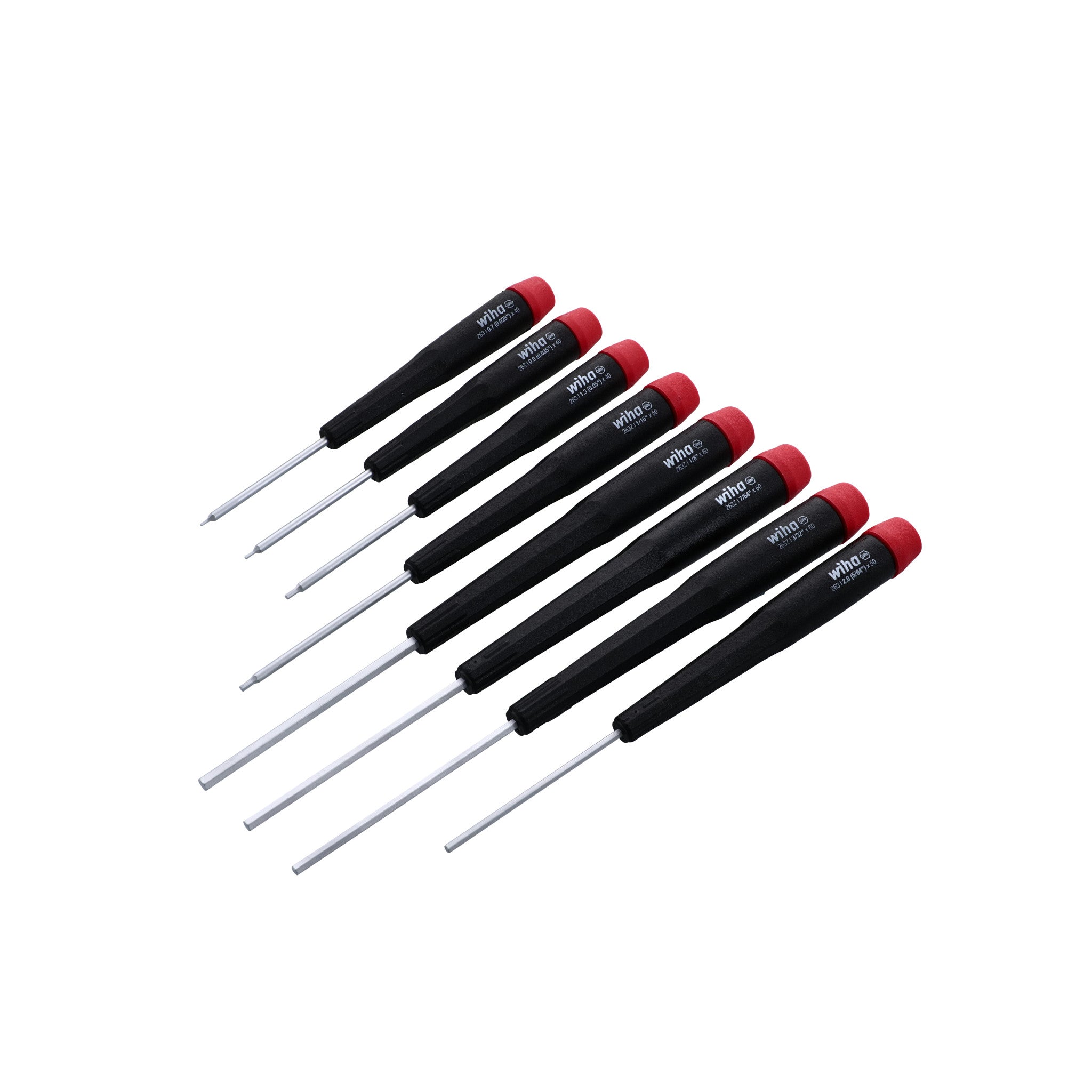 眞尋 Wiha 26391 Precision Hex Inch Driver 8 Pc. Set