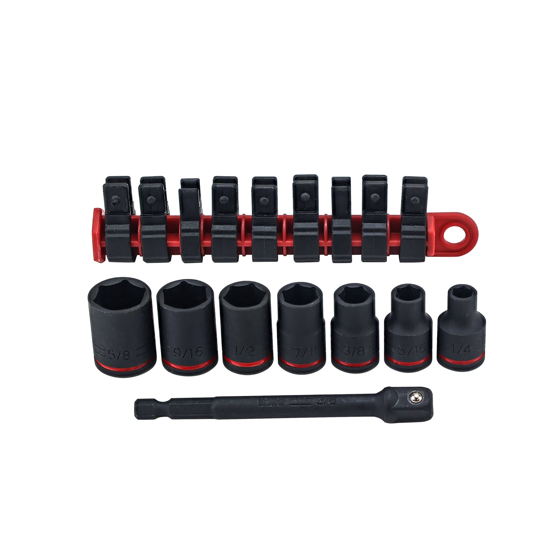 8 Piece 3/8" Drive SAE Impact Socket Set