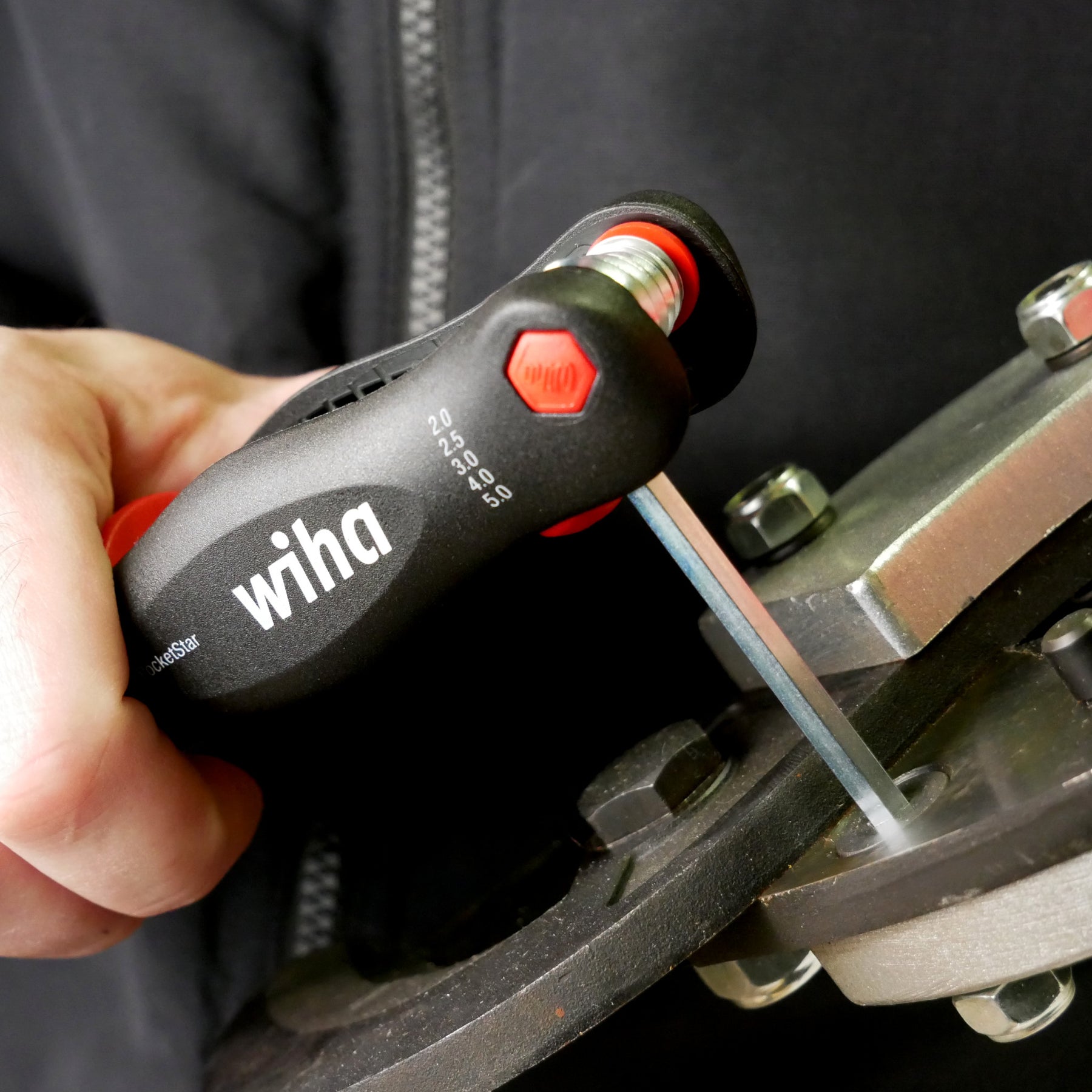 7 Piece PocketStar Fold-Out Hex Key Set - Metric