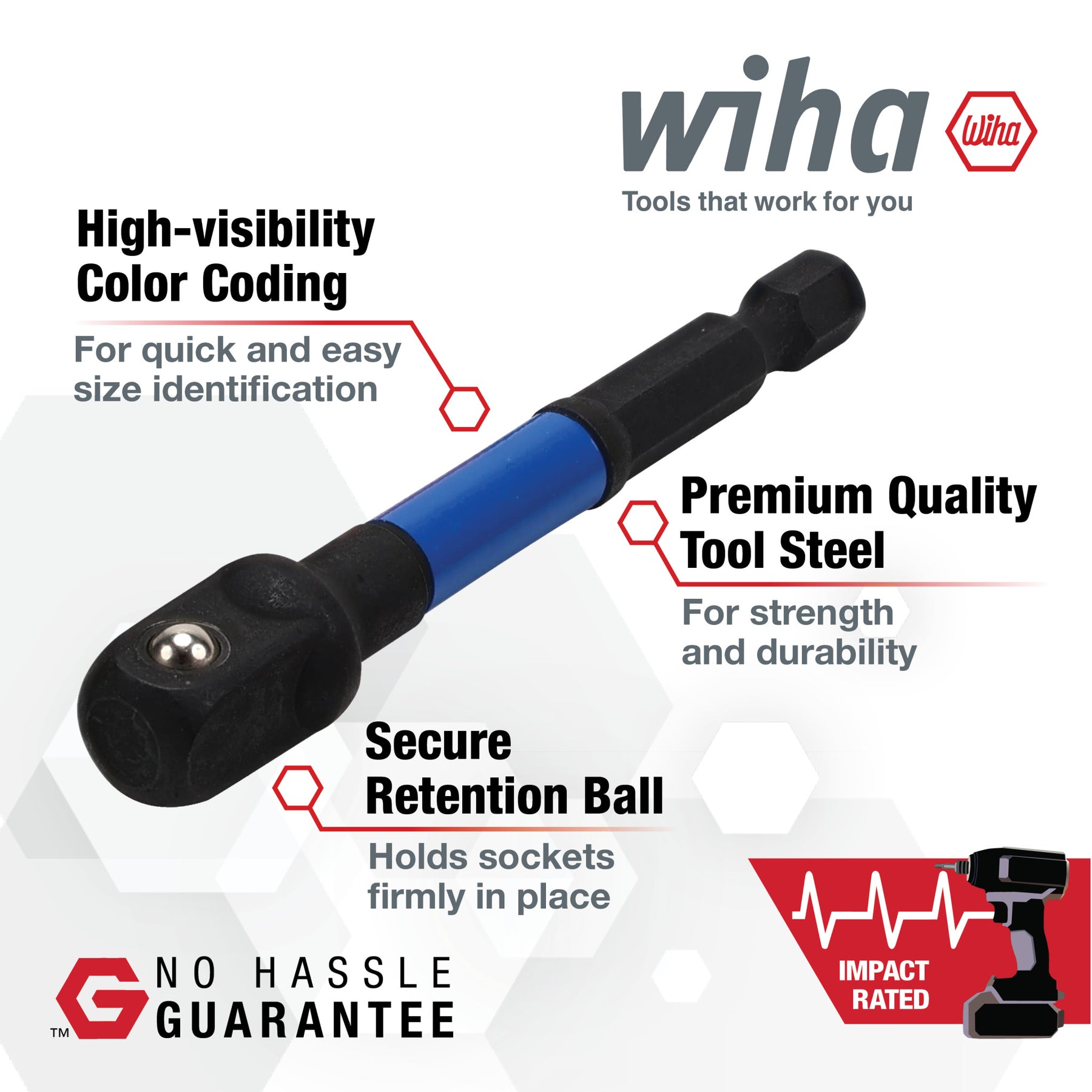 3/8-Inch Square Drive Impact Adapter – 2 Pack