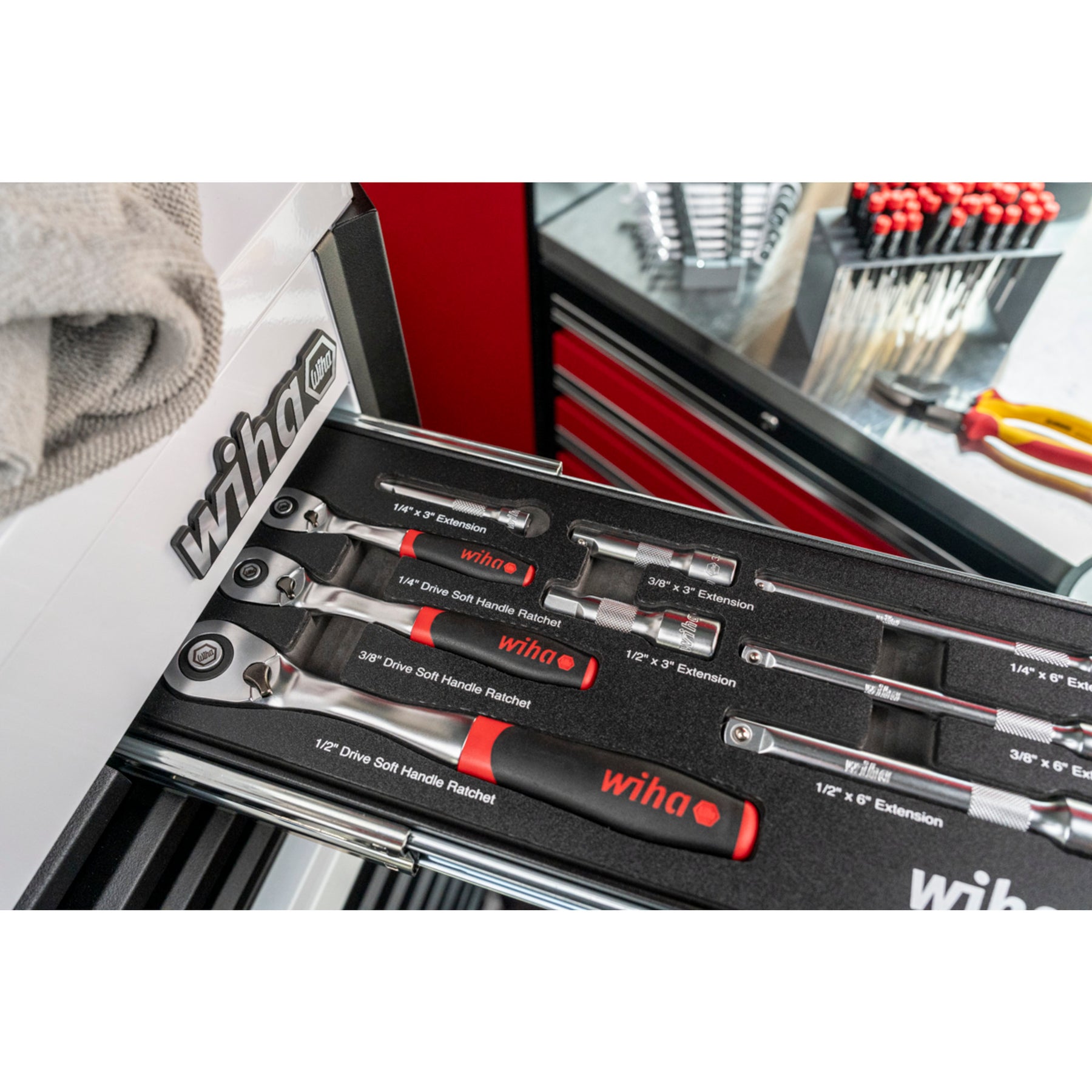 9 Piece SoftFinish Ratchet Tray Set