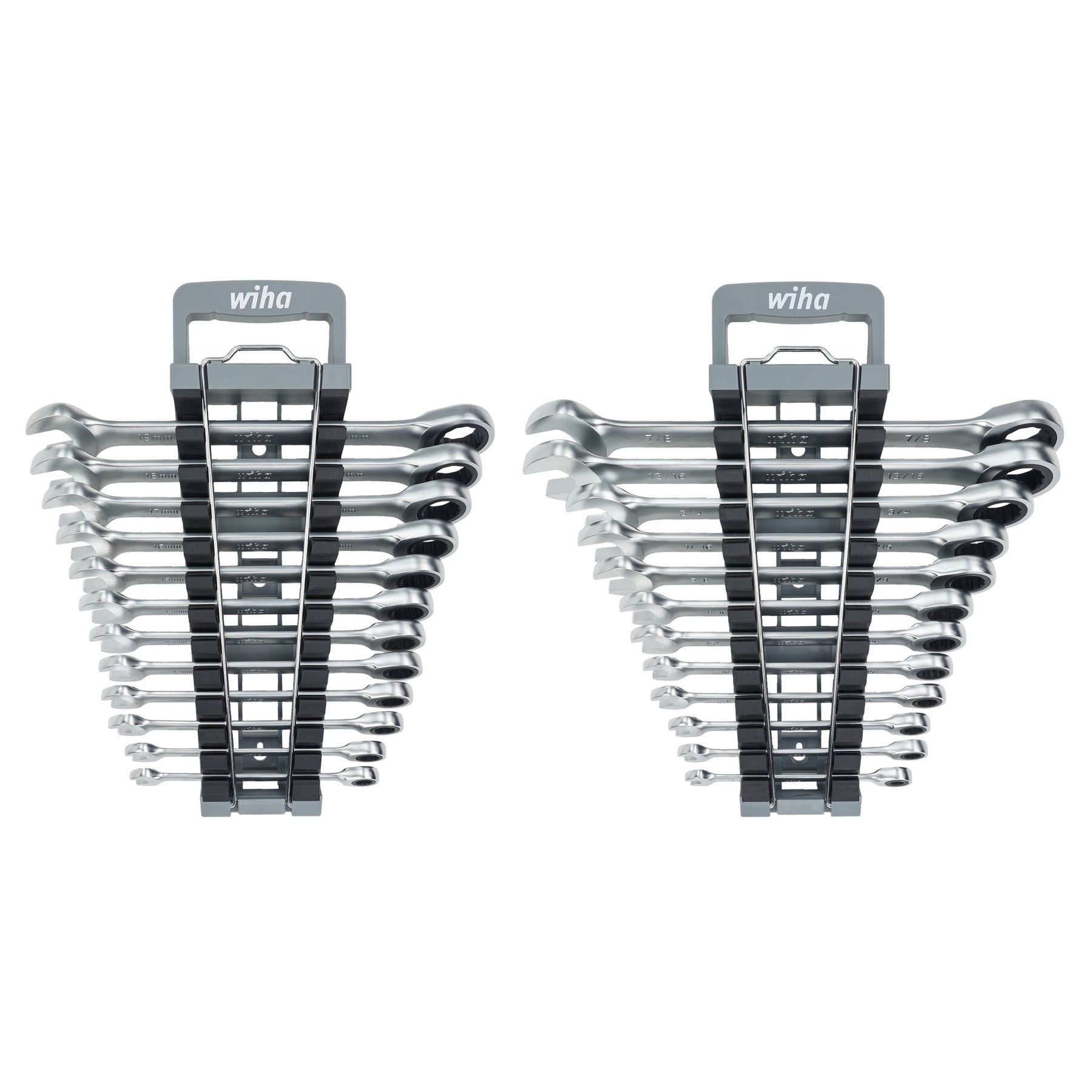 24 Piece Combination Ratchet Wrench Set - Metric and SAE