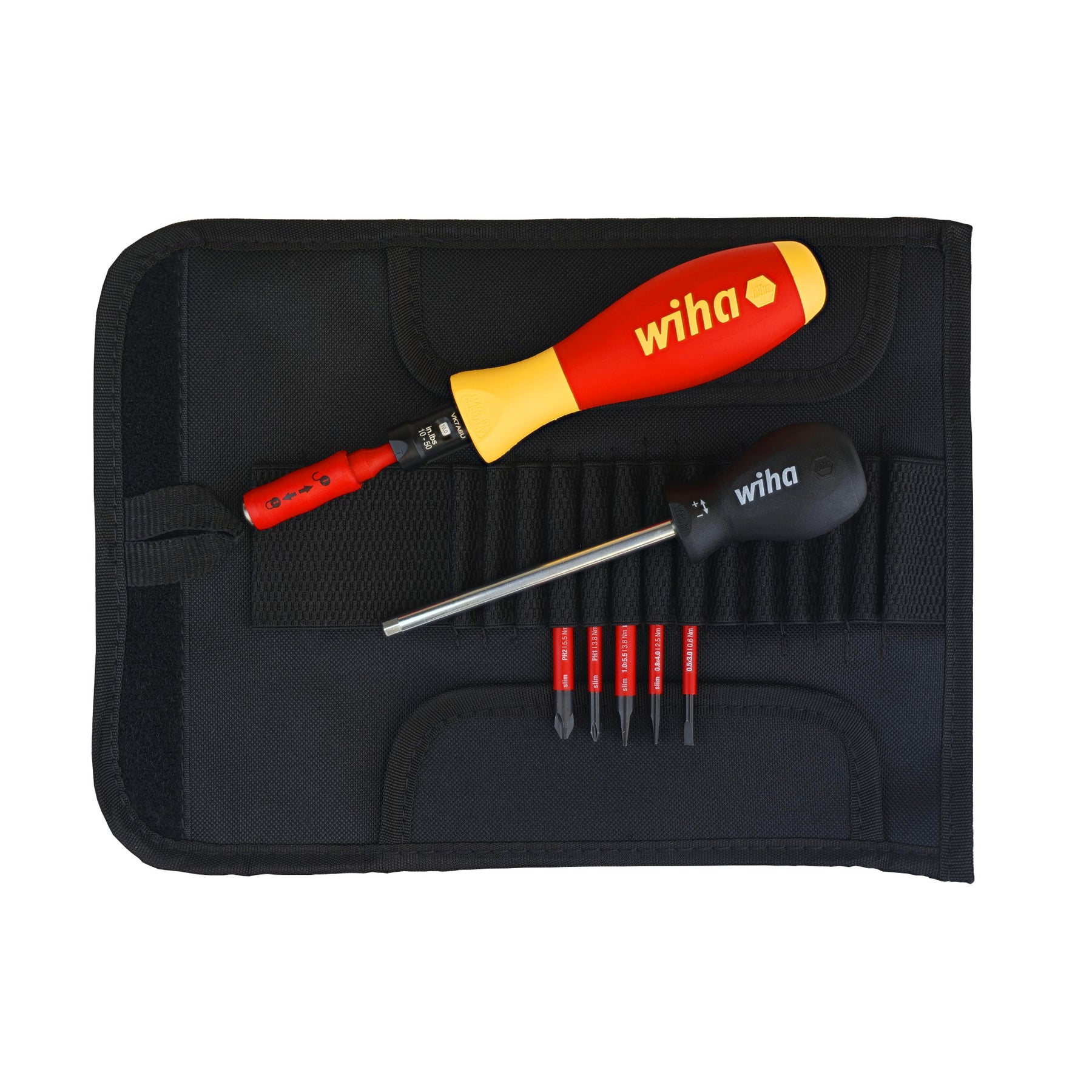 8 Piece Insulated TorqueVario-S (10-50 In/lbs) and SlimLine Blade Set