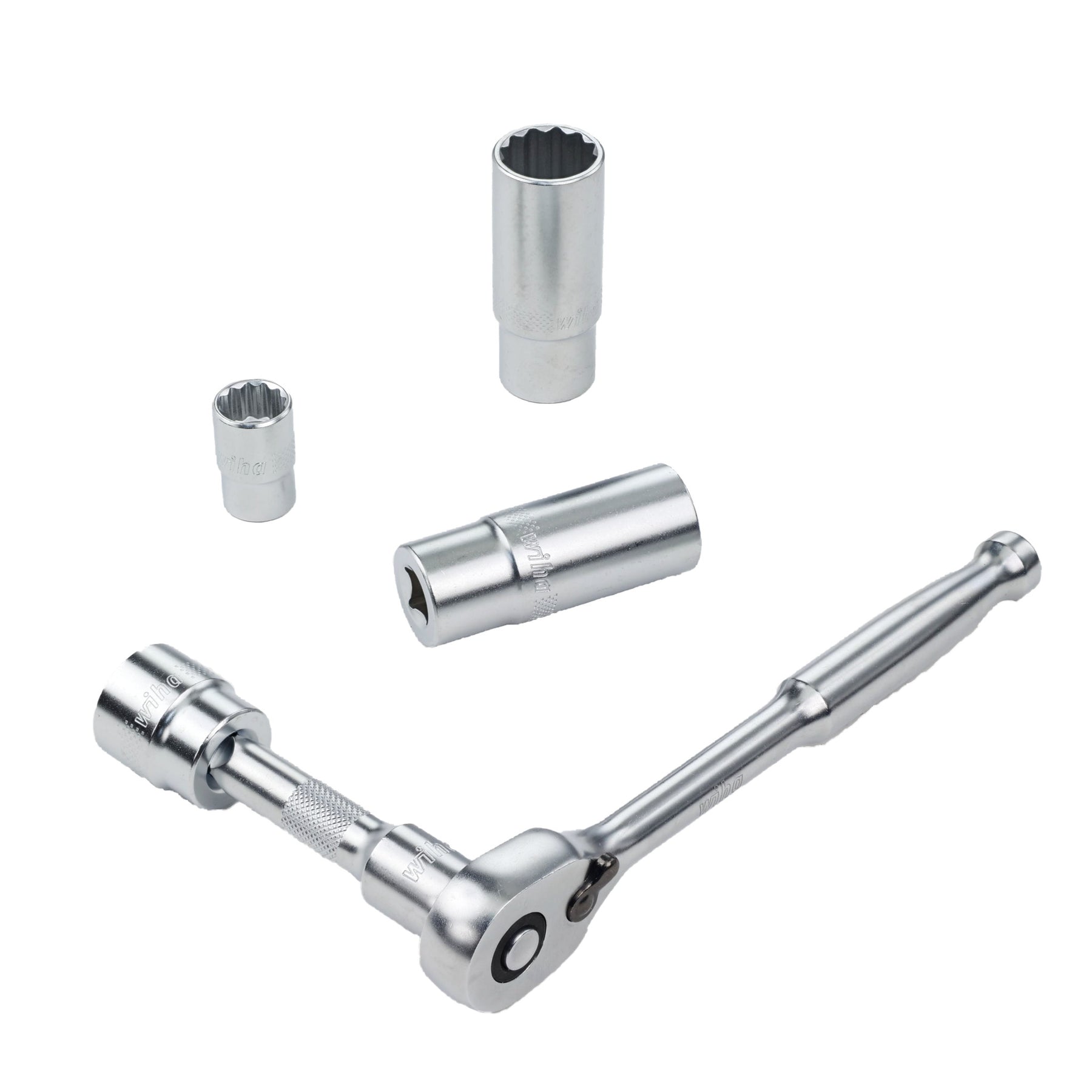 24 Piece 3/8" Drive Professional Standard and Deep Socket Tray Set - Metric