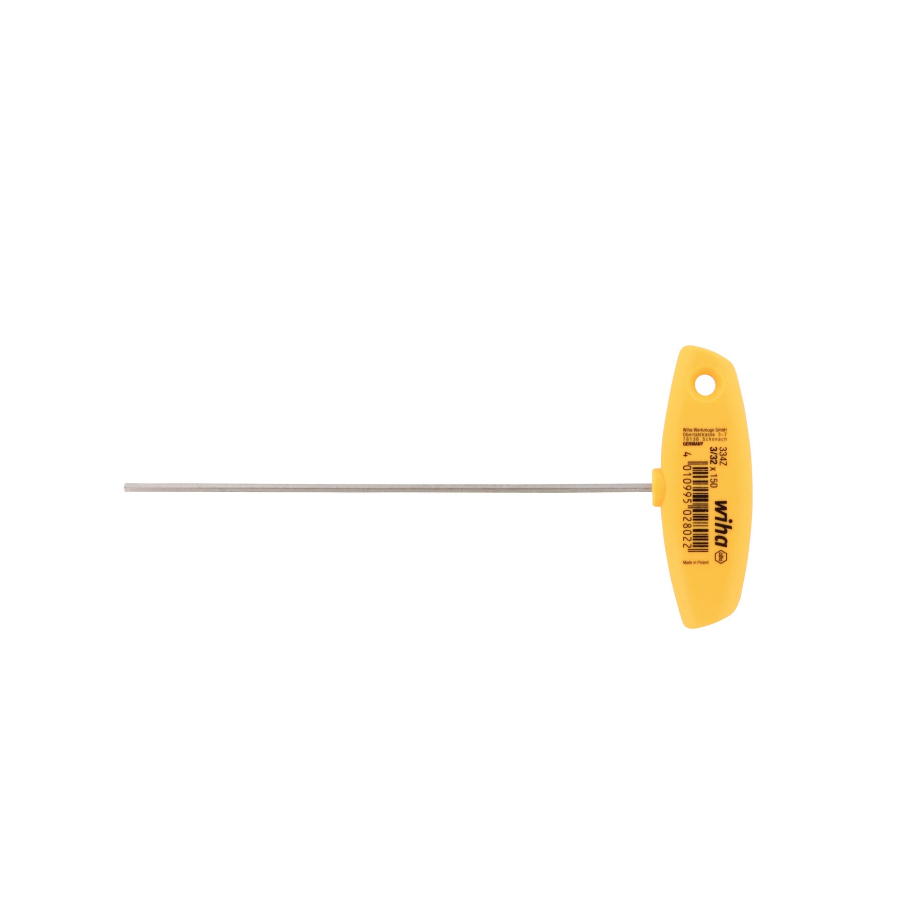 Classic Grip Hex SAE T-Handle 3/32"