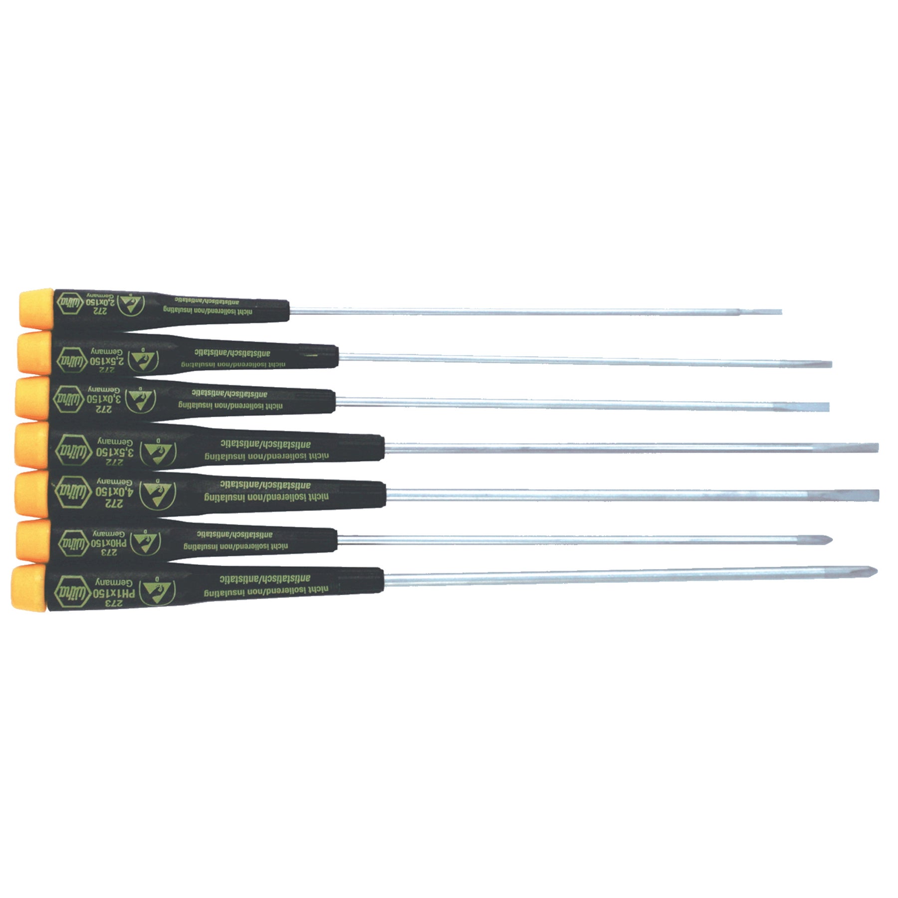 7 Piece ESD Safe Precision Extra Long Screwdriver Set