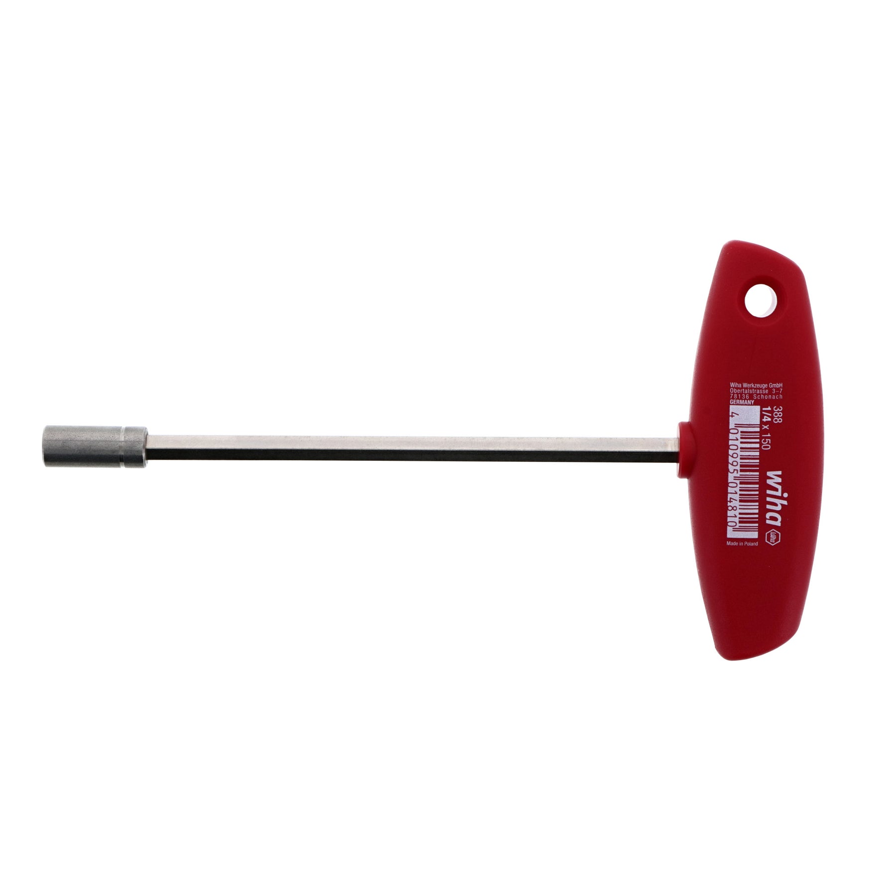 Classic Grip T-Handle Magnetic 1/4" Bit Holder