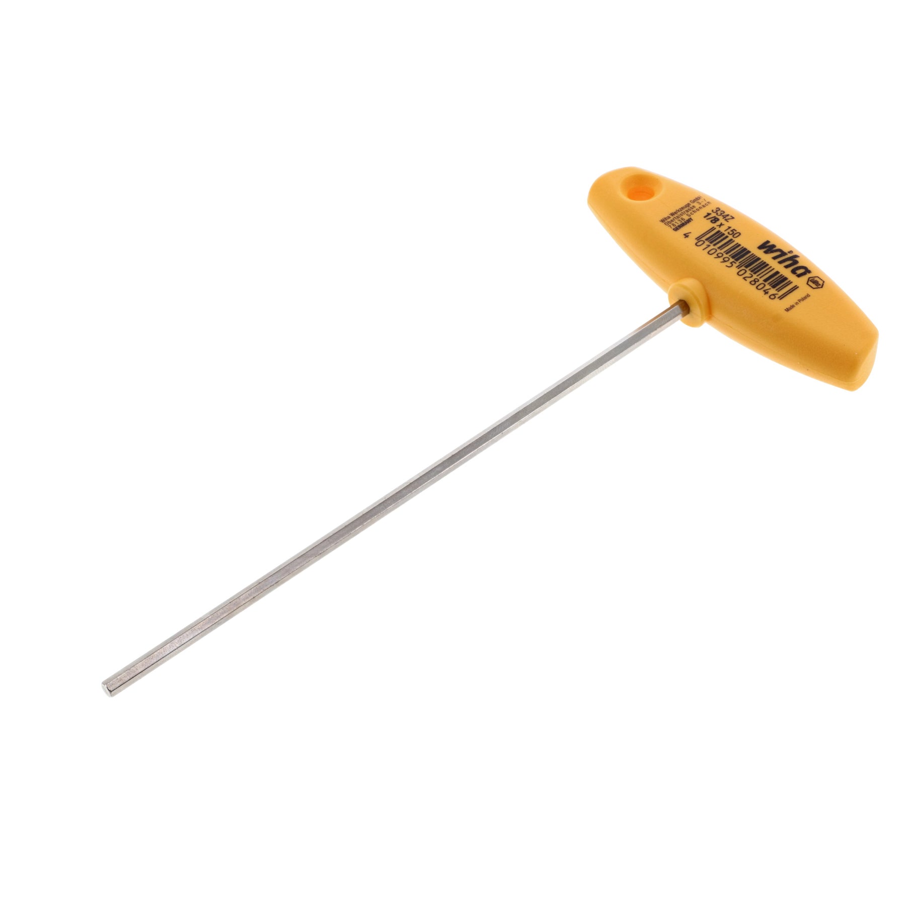 Classic Grip Hex SAE T-Handle 1/8"