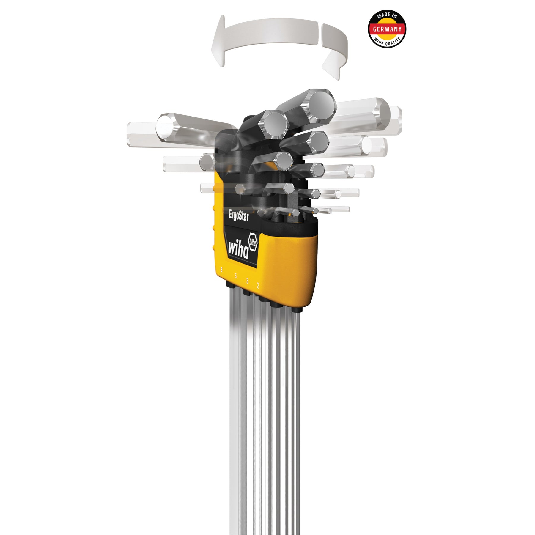 22 Piece MagicRing Ball End Hex L-Key Set - Inch, Metric