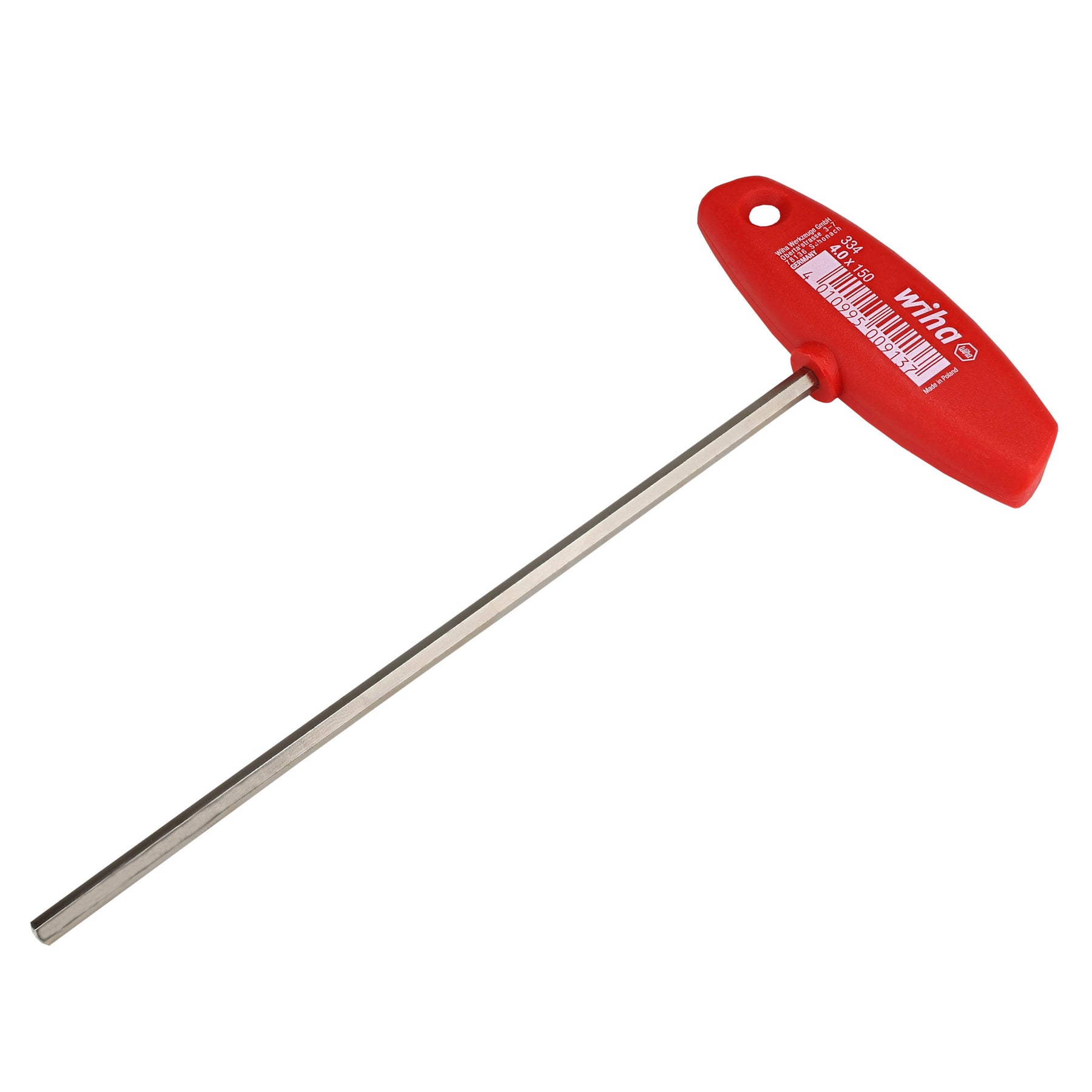 Classic Grip Hex Metric T-Handle 4.0mm