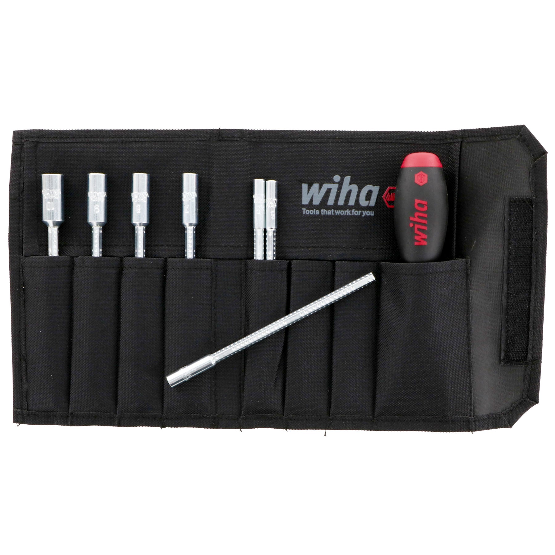 8 Piece SoftFinish Drive-Loc VI Nut Driver Set - Metric