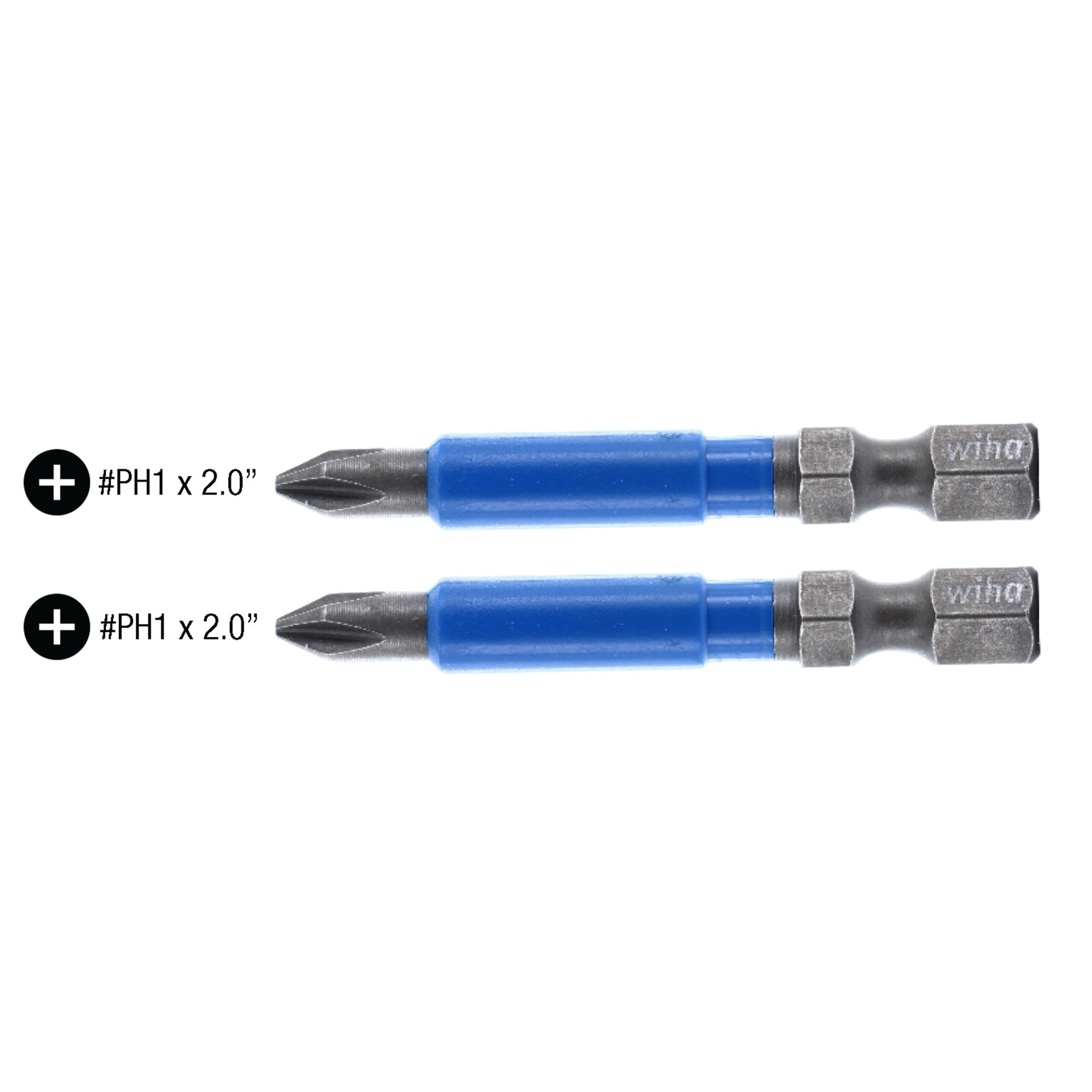 TerminatorBlue Impact Bit Phillips #1 - 2 Inch - 2 Pack