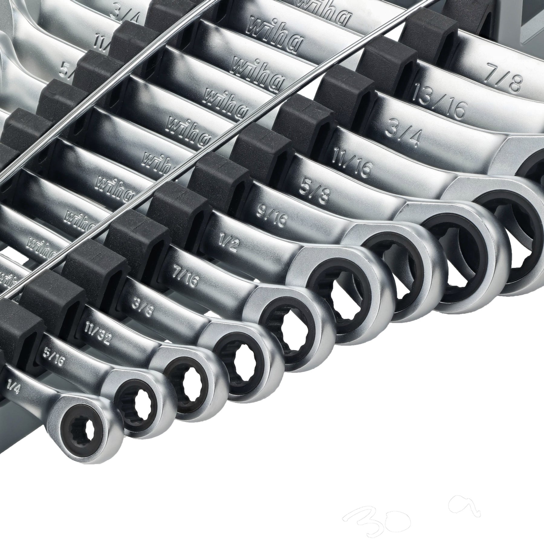 12 Piece Combination Ratchet Wrench Set - SAE